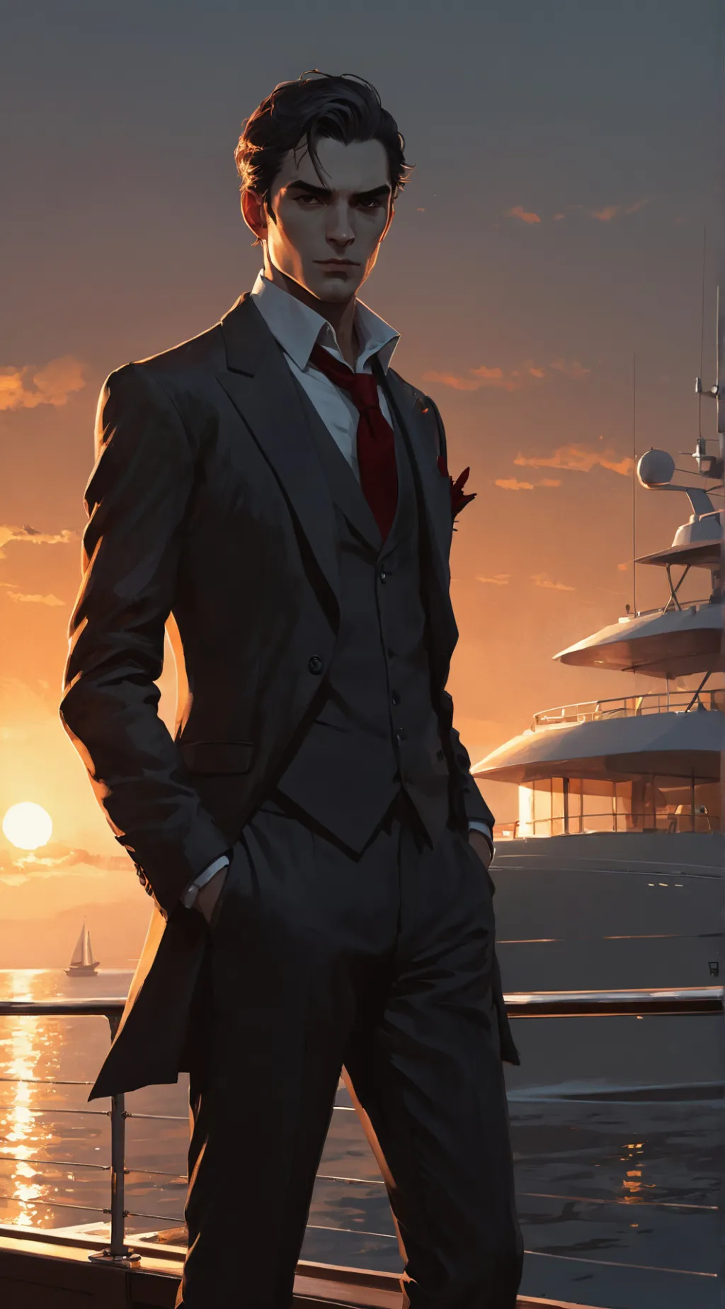 ai character: Lucien background