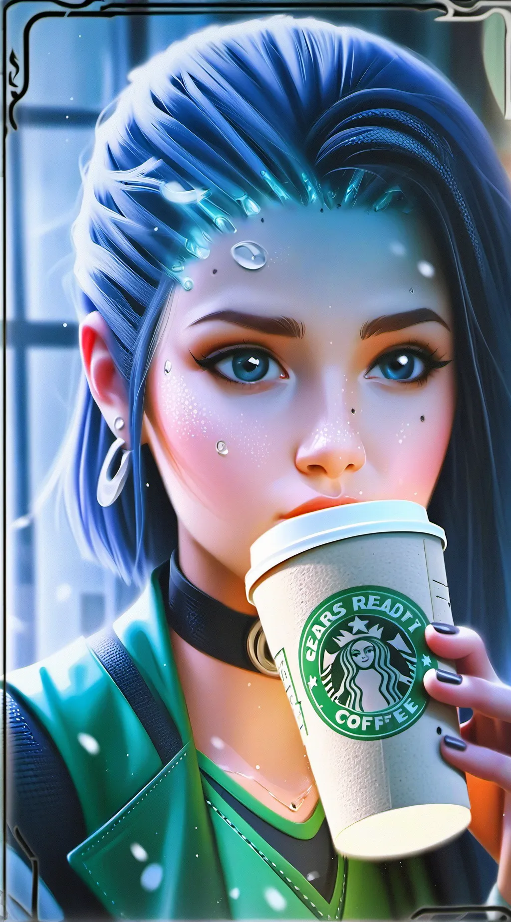 ai character: The Eco-Activist V background