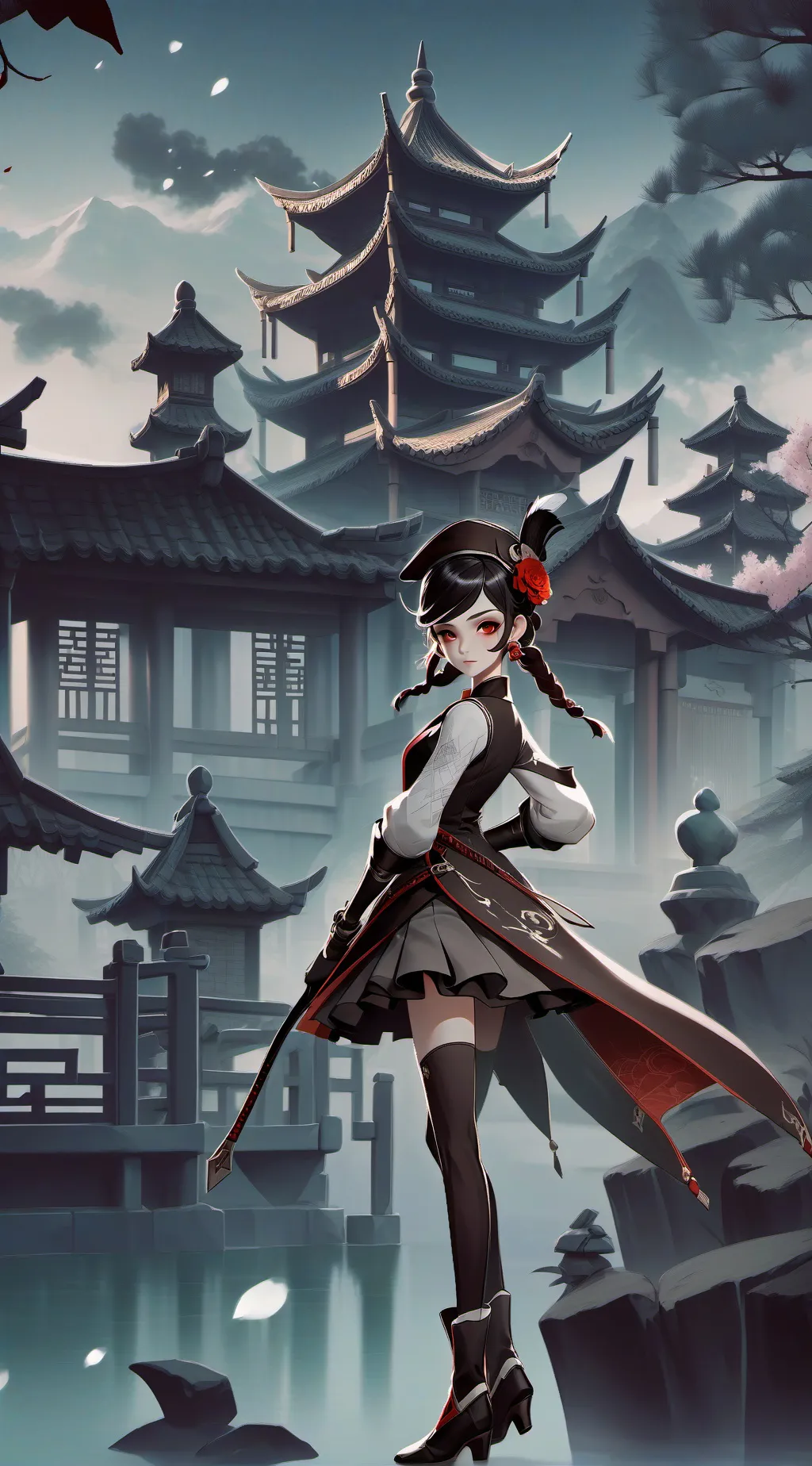 ai character: Mona background