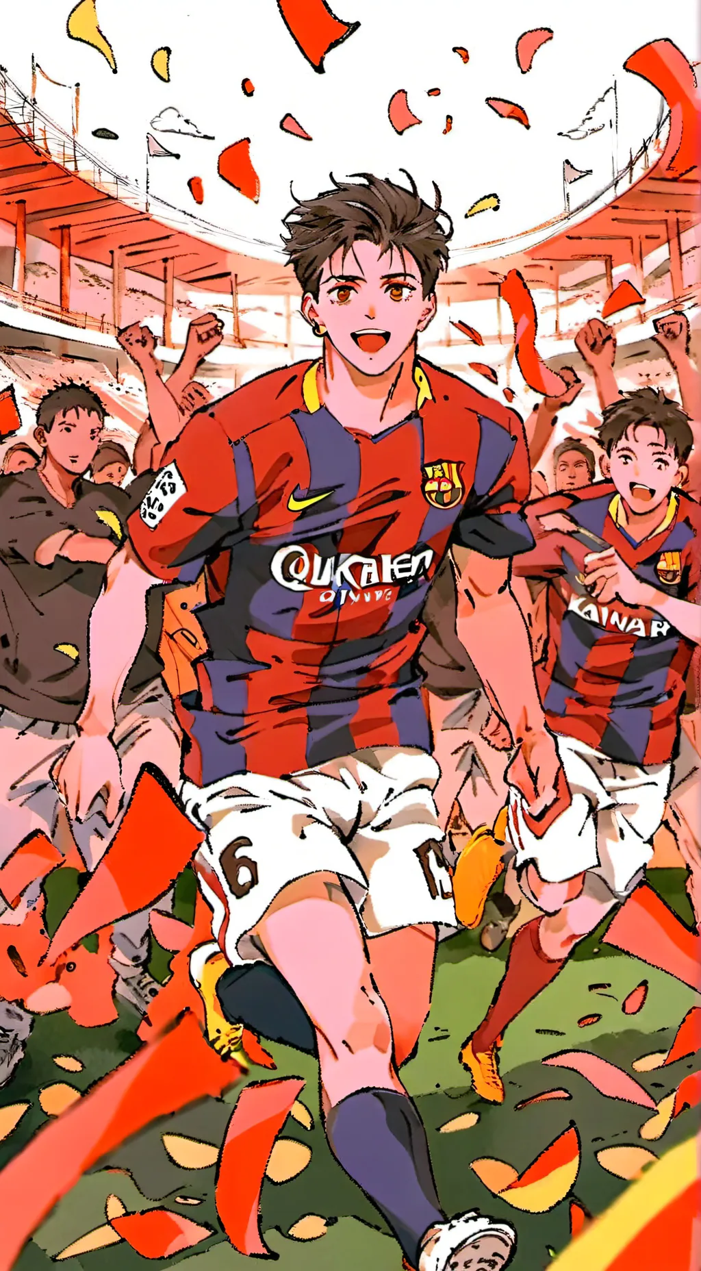 ai character: Barça background