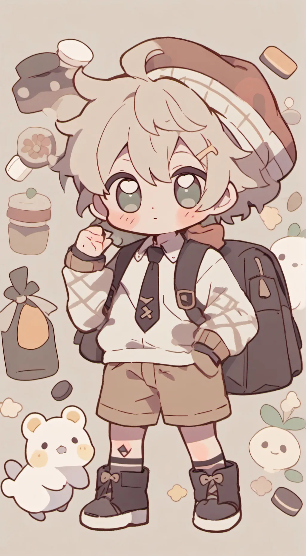 ai character: August background