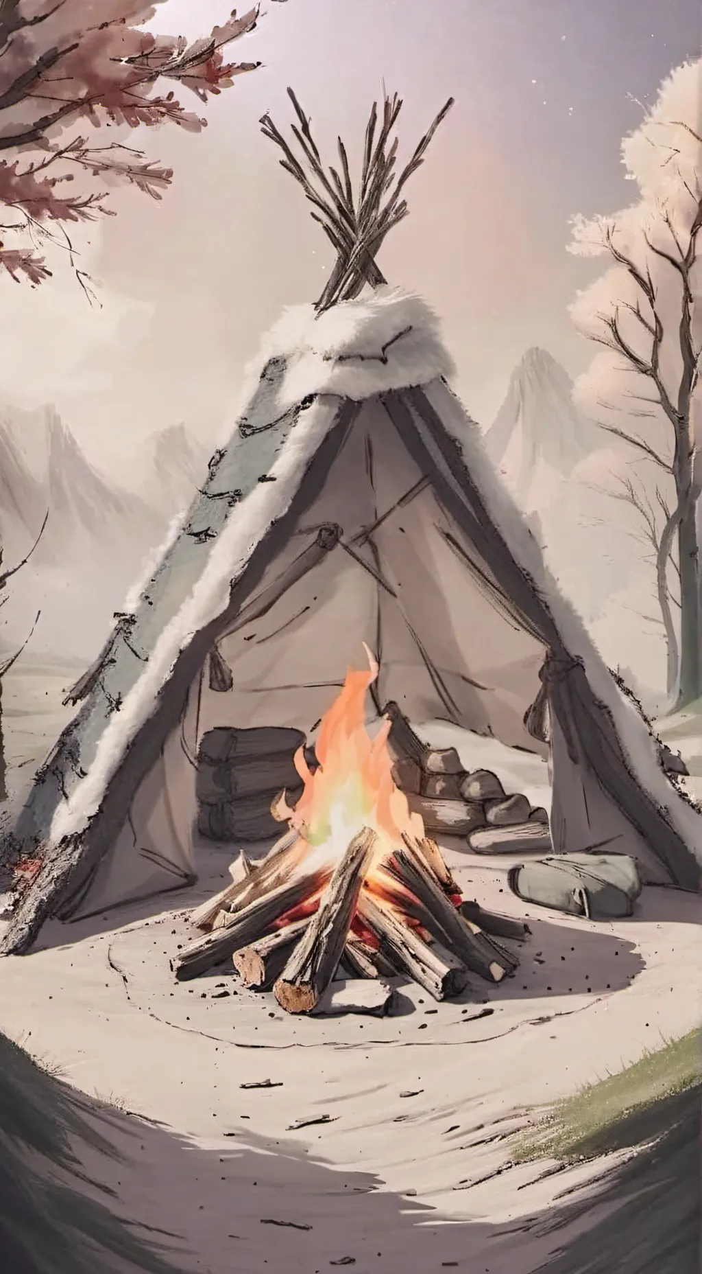 ai character: Story telling background