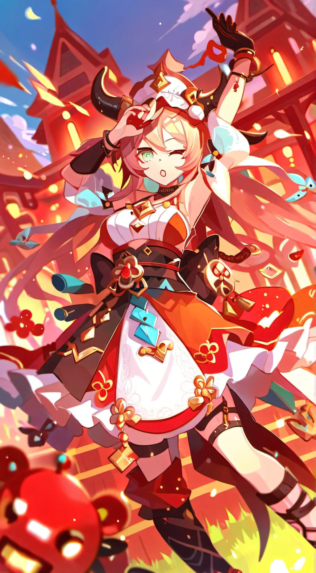 ai character: THEREGOESMYBABYMHA background