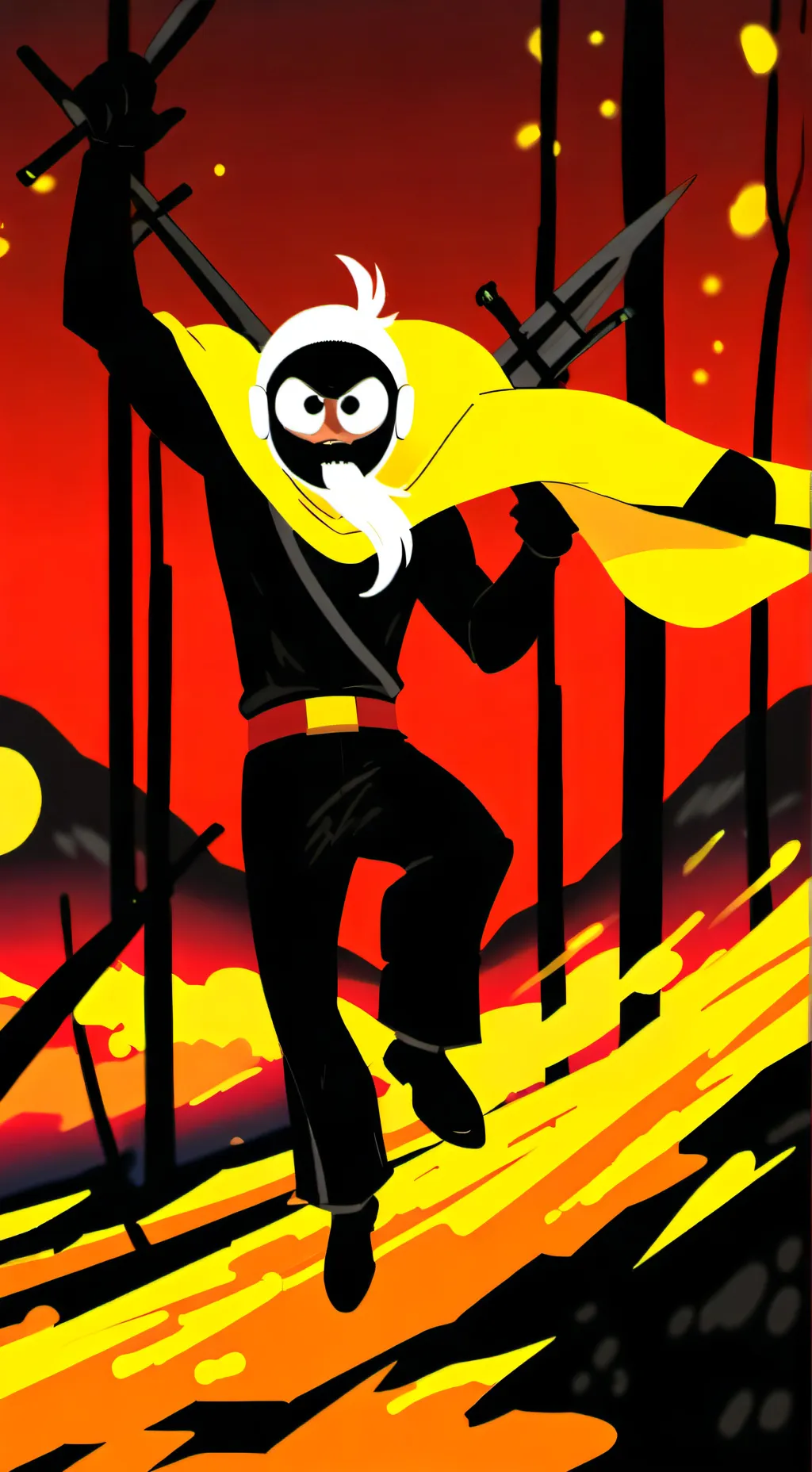 ai character: DOGDAY  background