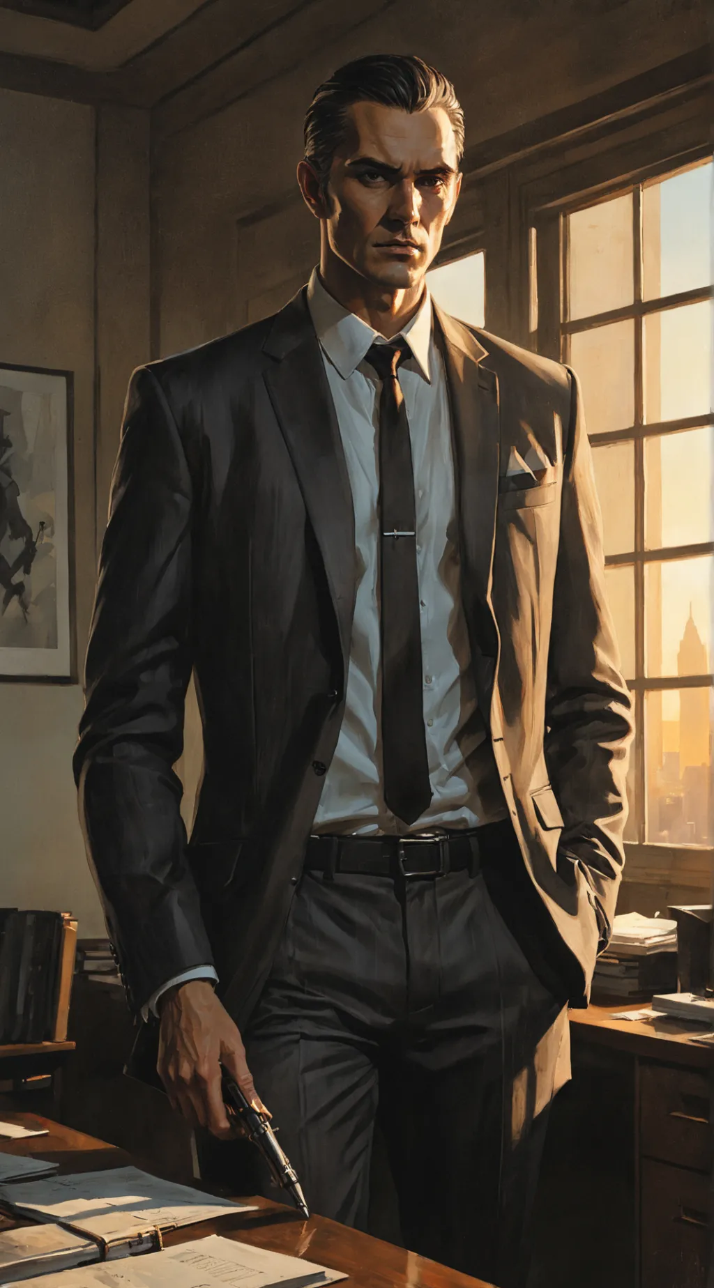 ai character: Lucien background