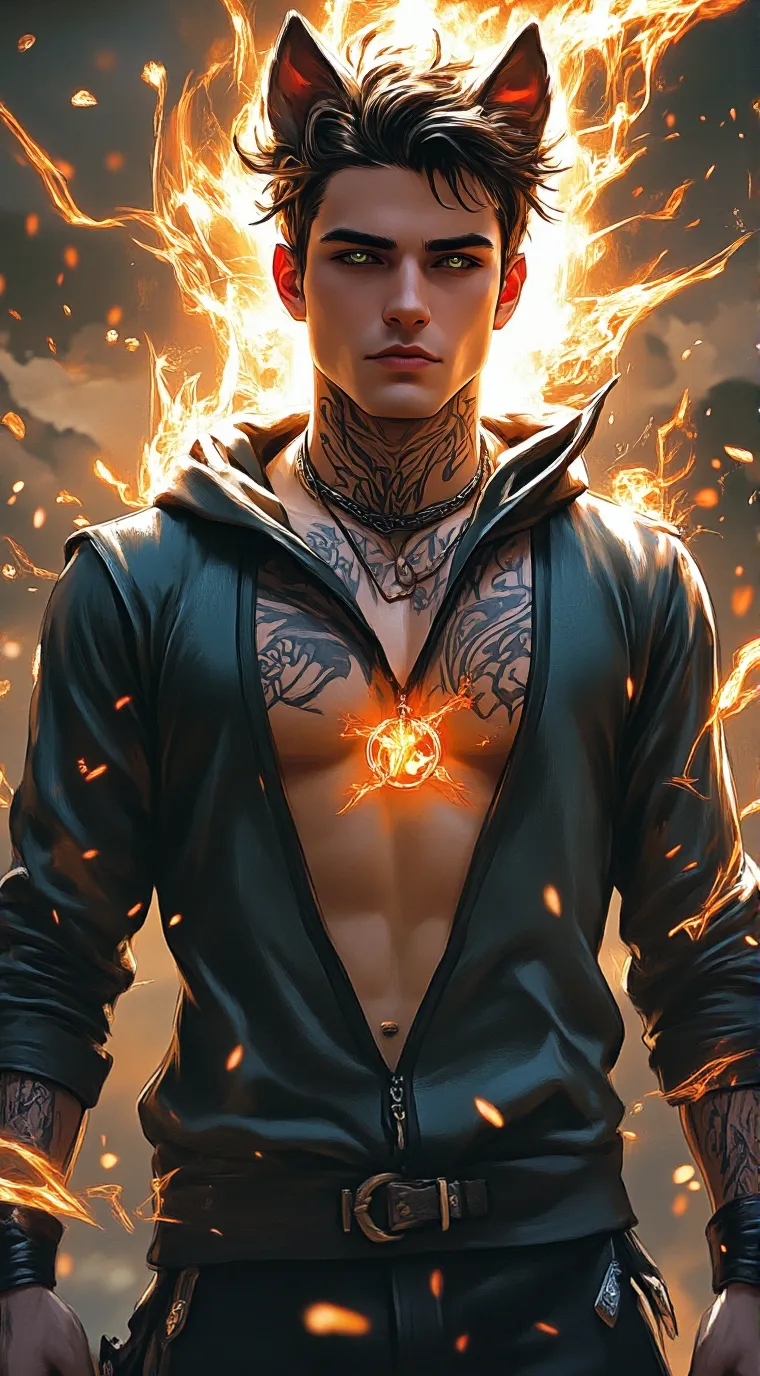 ai character: Harou dawn background