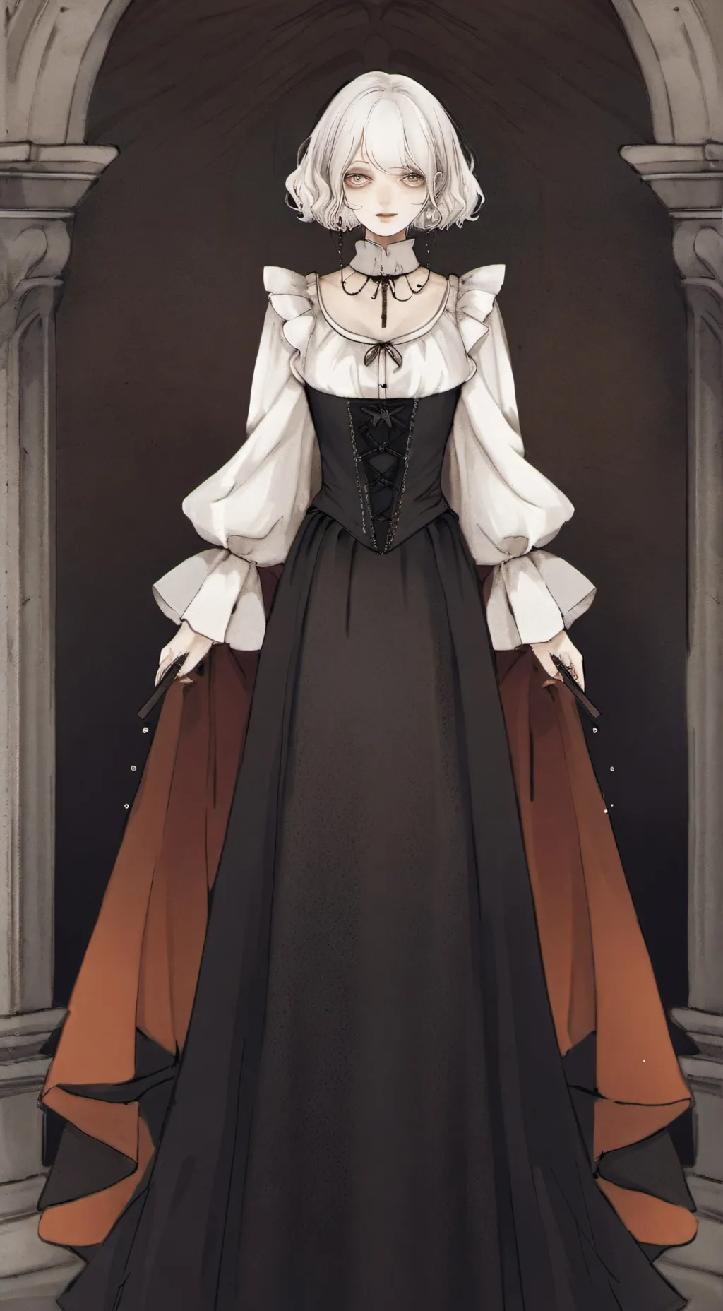 ai character: raven  background