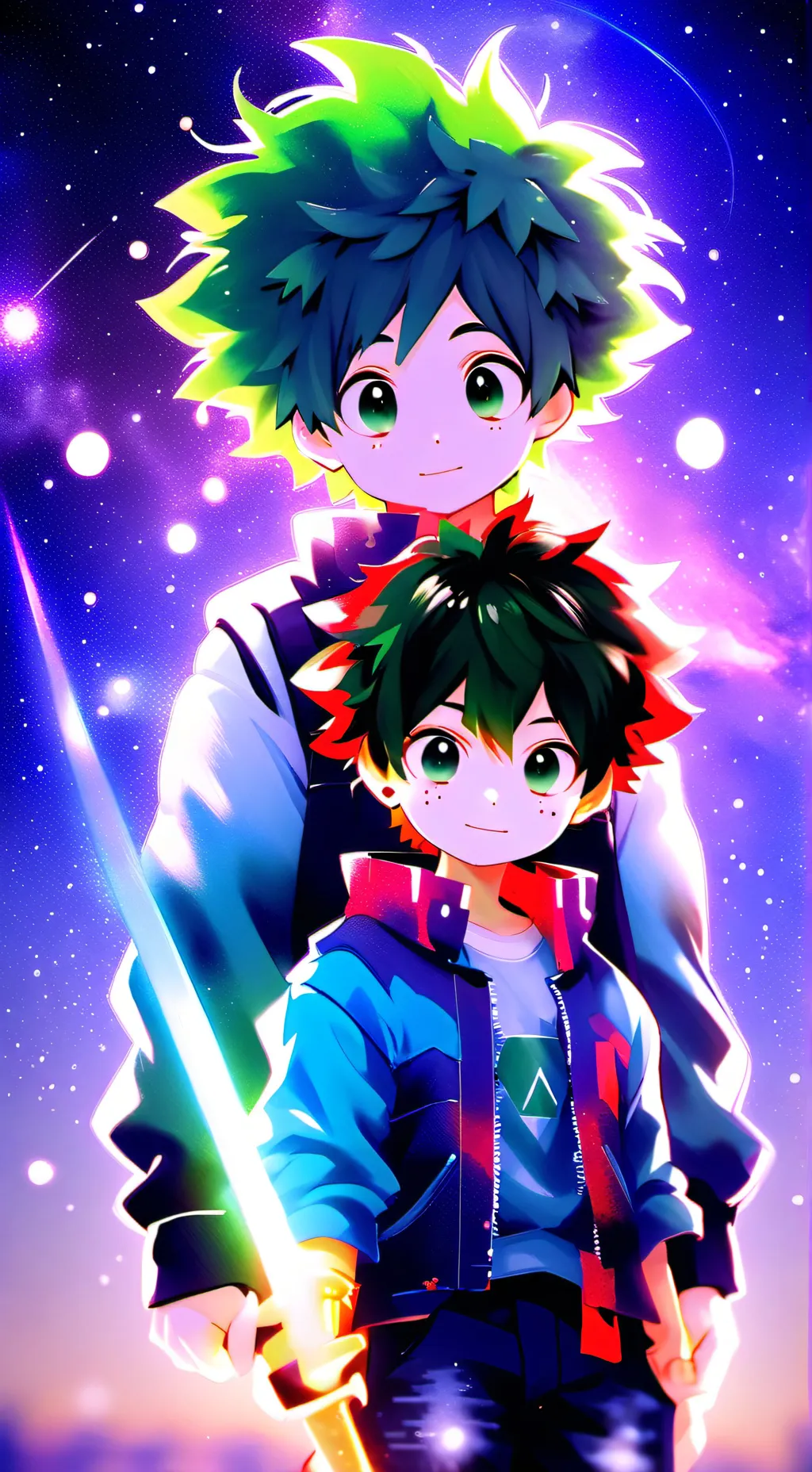 ai character: You and deku background