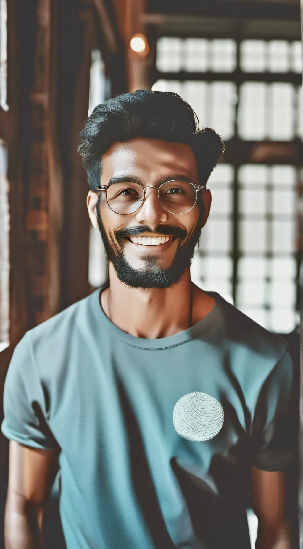 ai character: The black man background