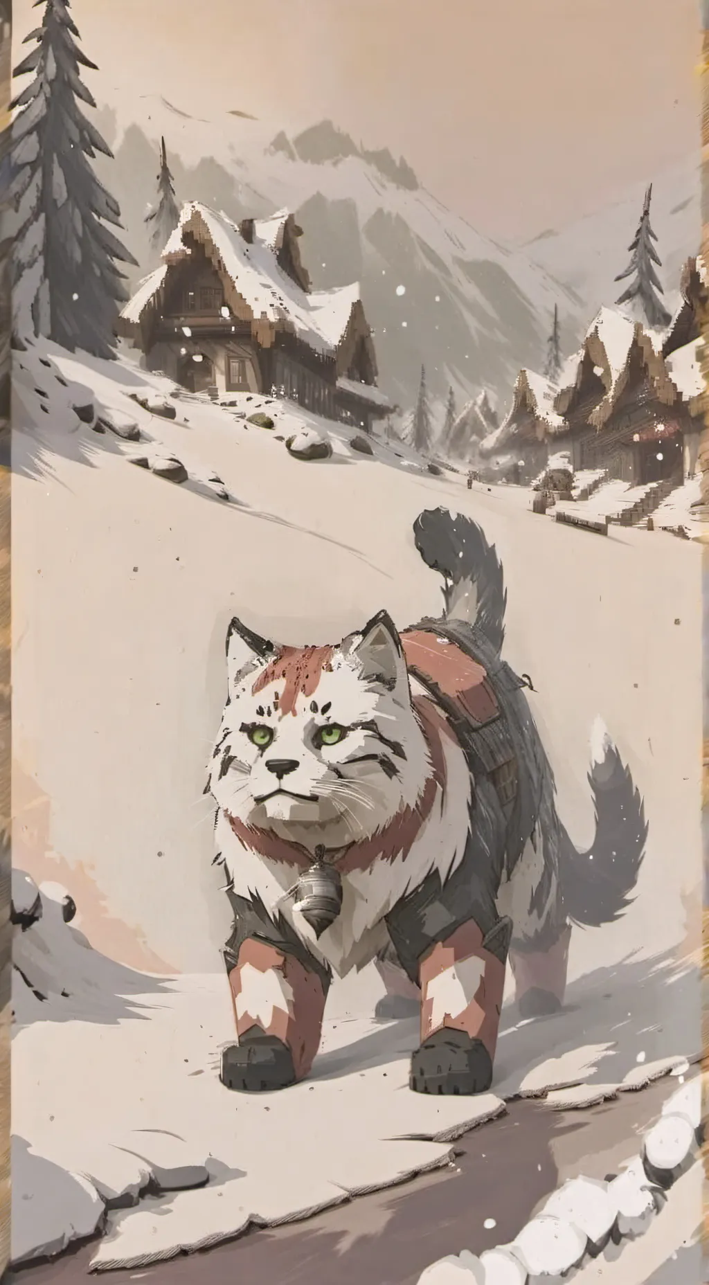 ai character: stitch background