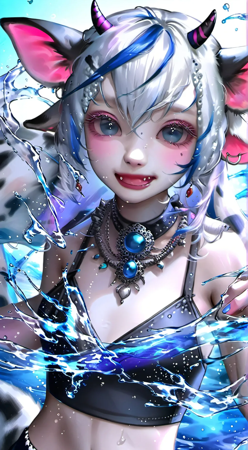 ai character: Milky Moo Spirit background