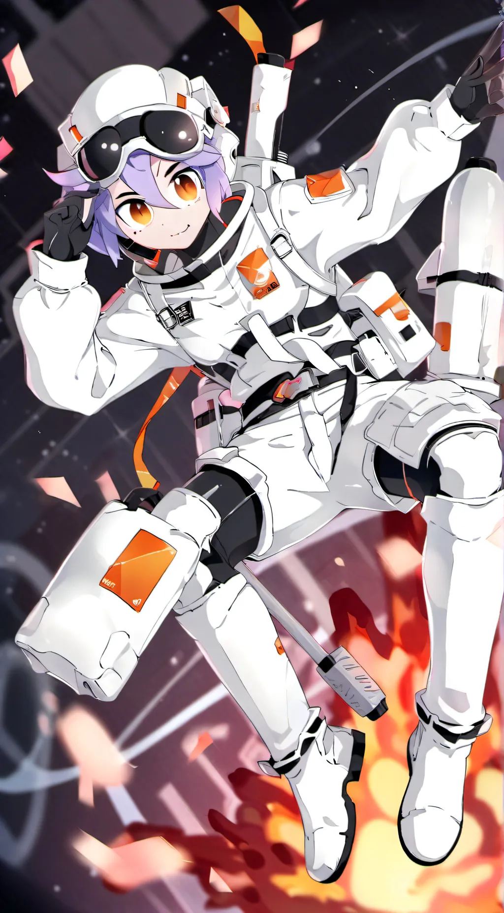 ai character: DW moonflower background