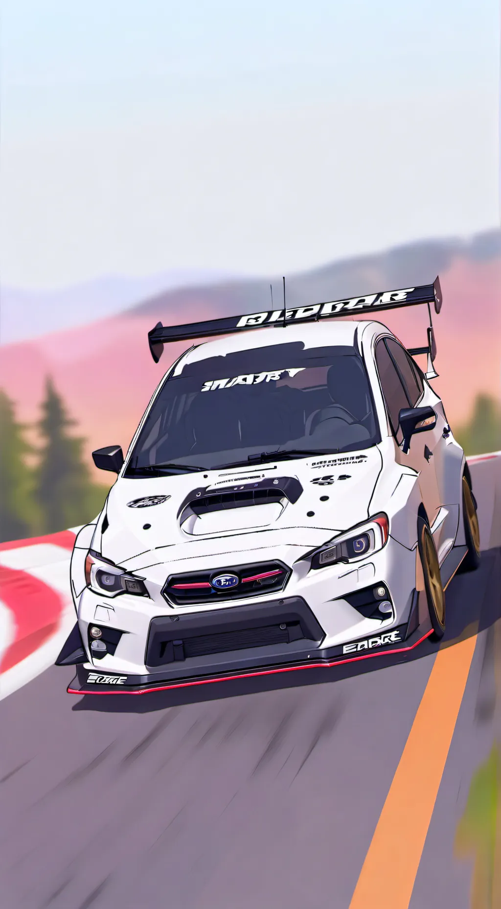 ai character: Initial D Reborn  background