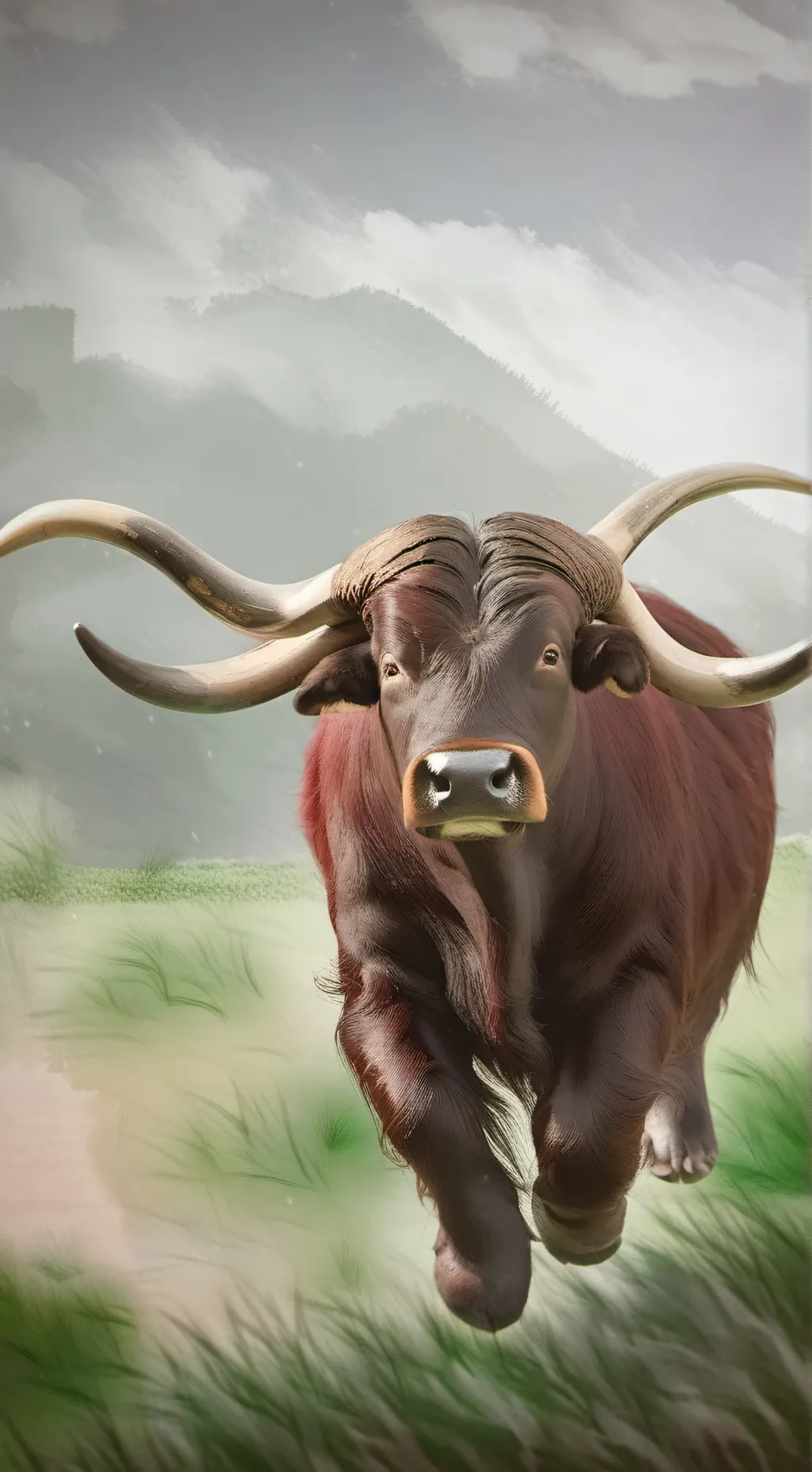 ai character: Ruby the OX  background