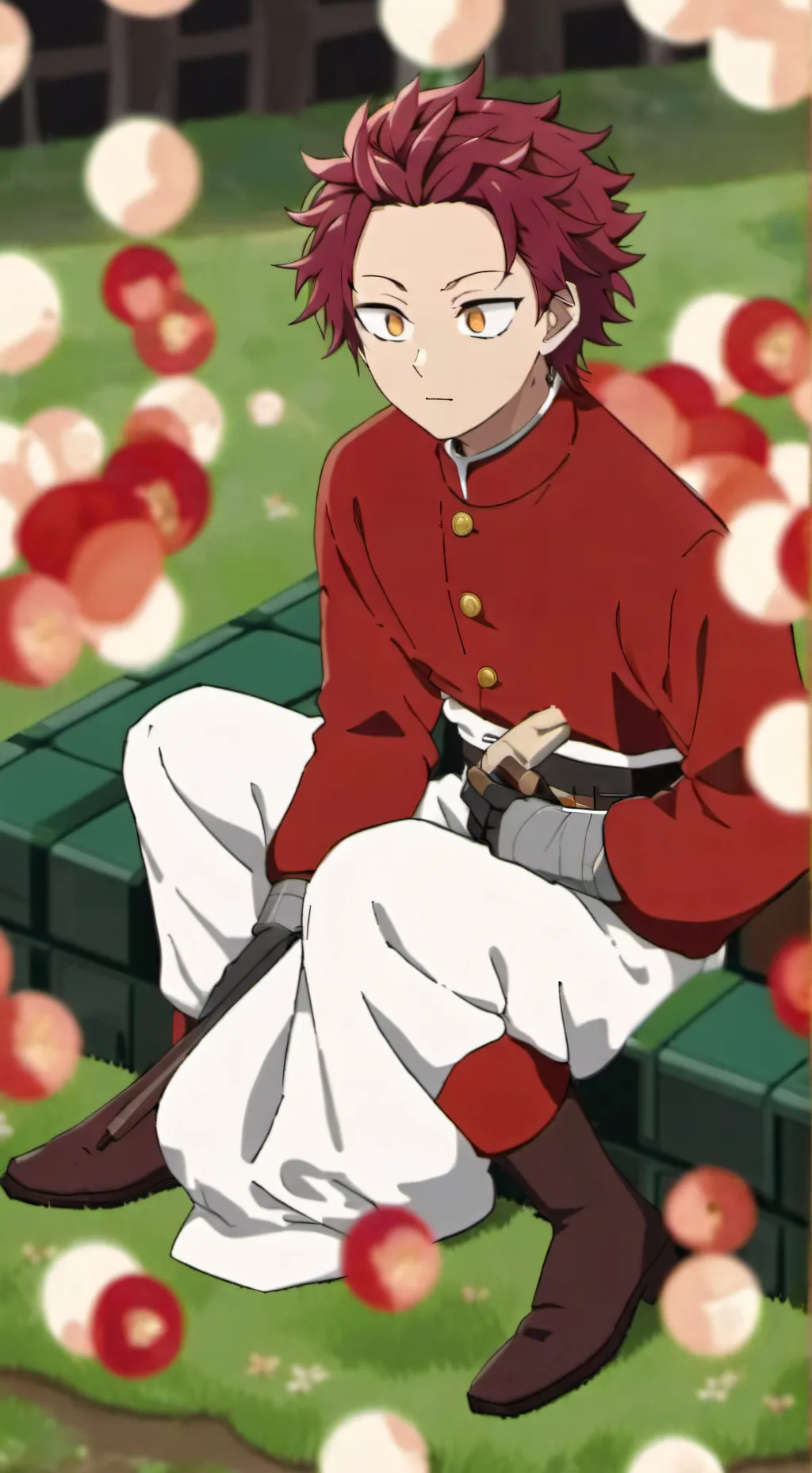 ai character: kirishima👊🏻 background