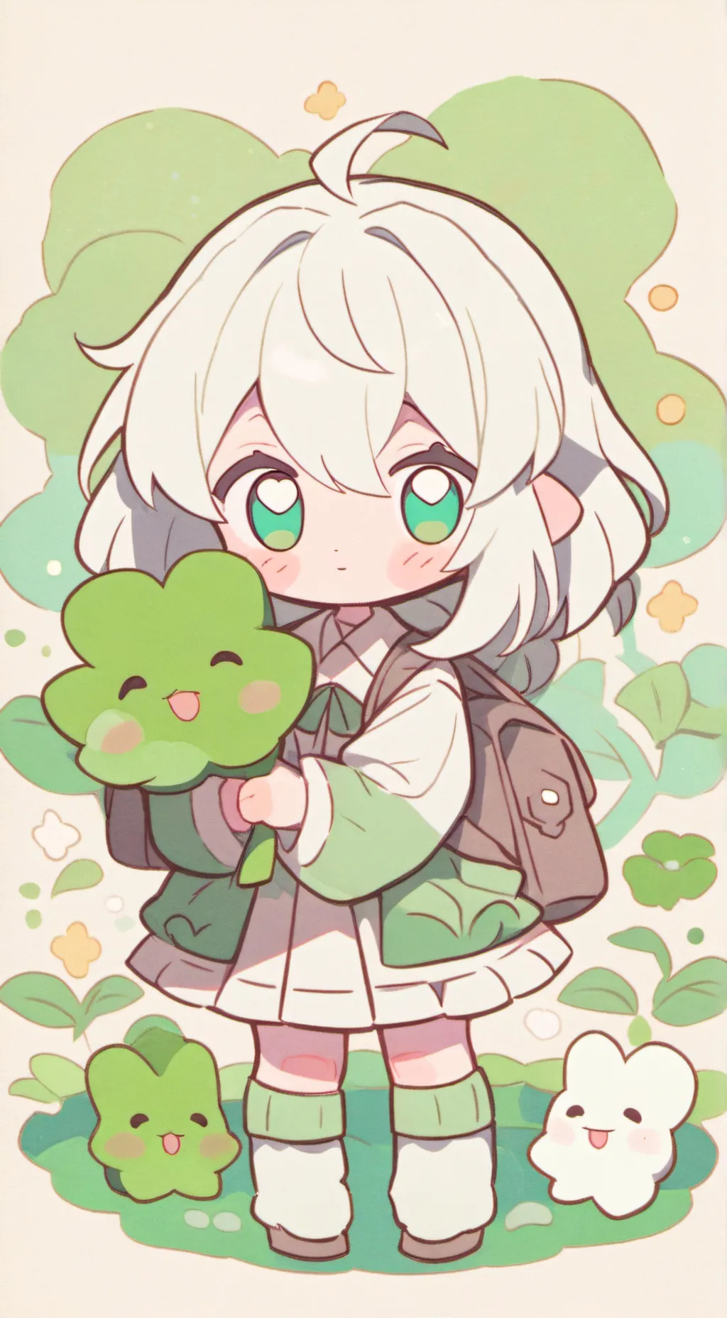 ai character: dw but coolkid? background