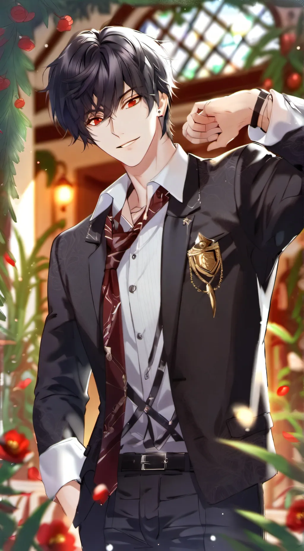 ai character: Leo background