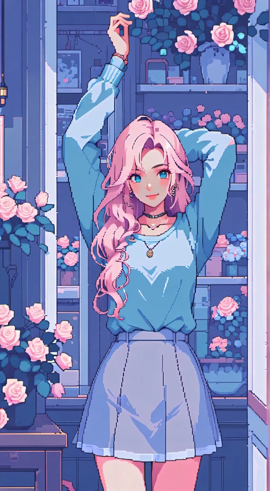 ai character: Sandra background