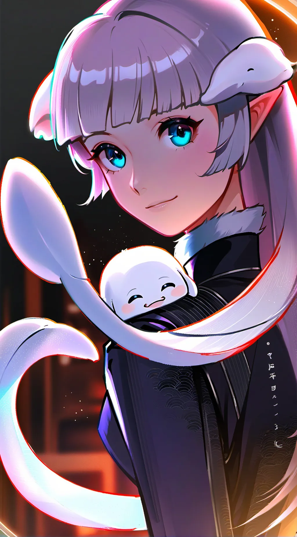 ai character: Beluga Spirit Mate background