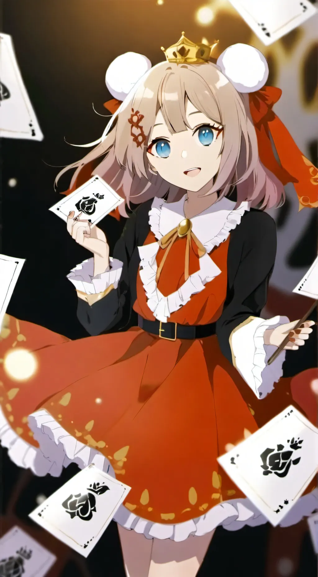 ai character: Aline  background