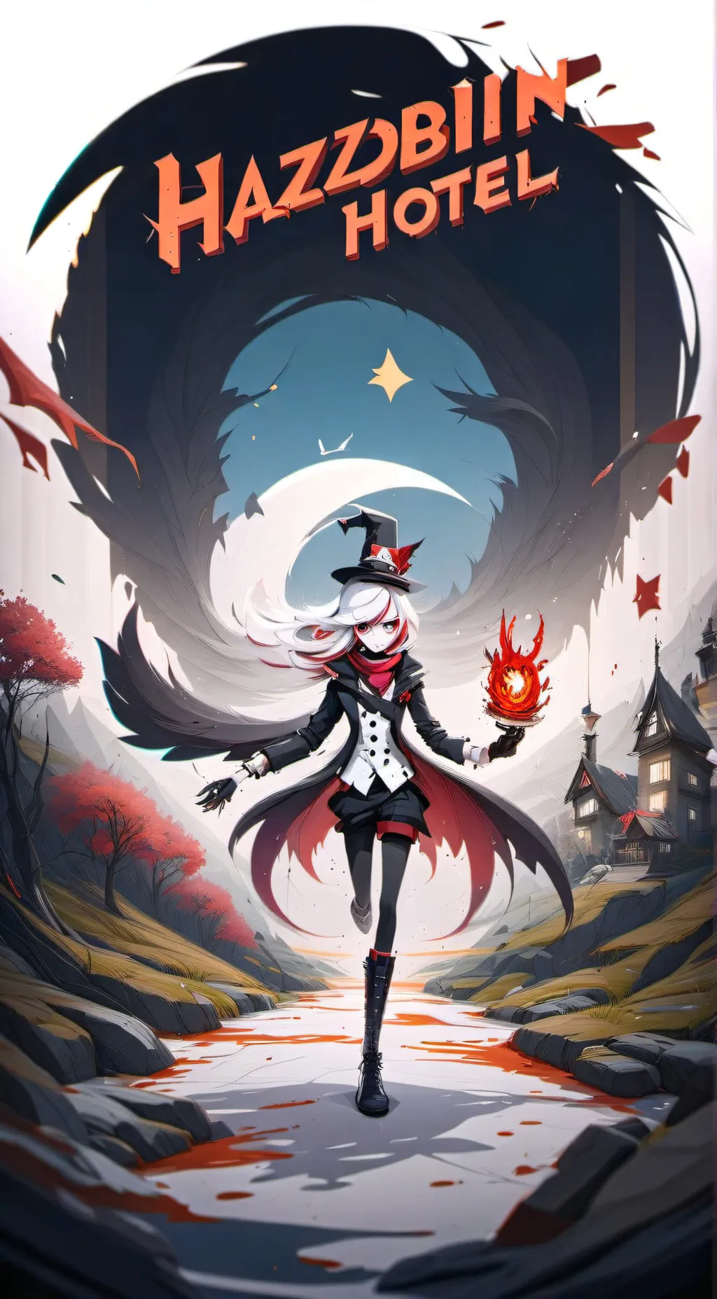 ai character: Big back  background