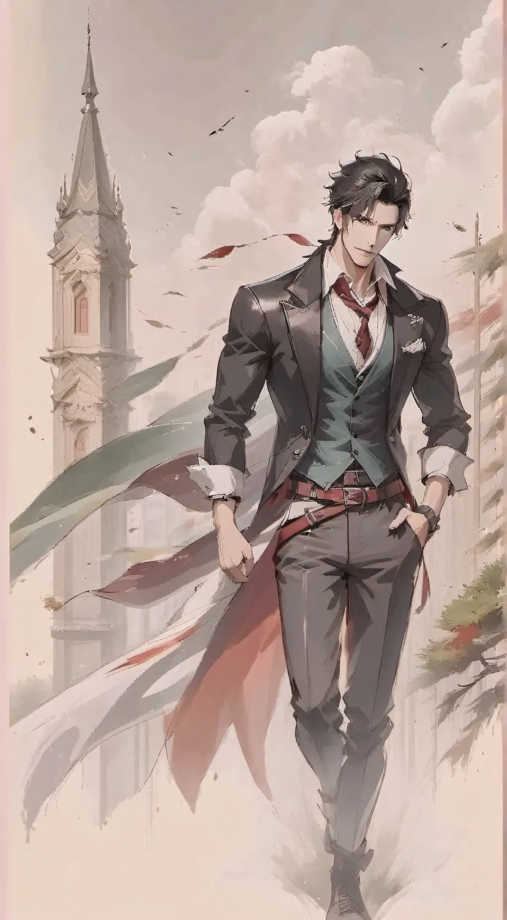 ai character: himan  background