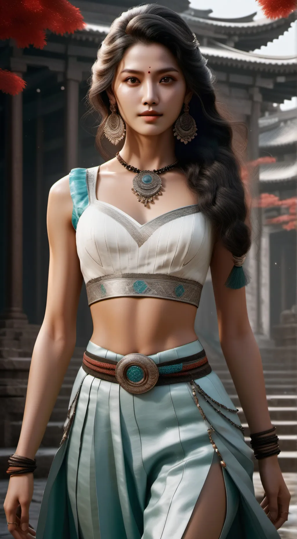 ai character: Geometry Dash background