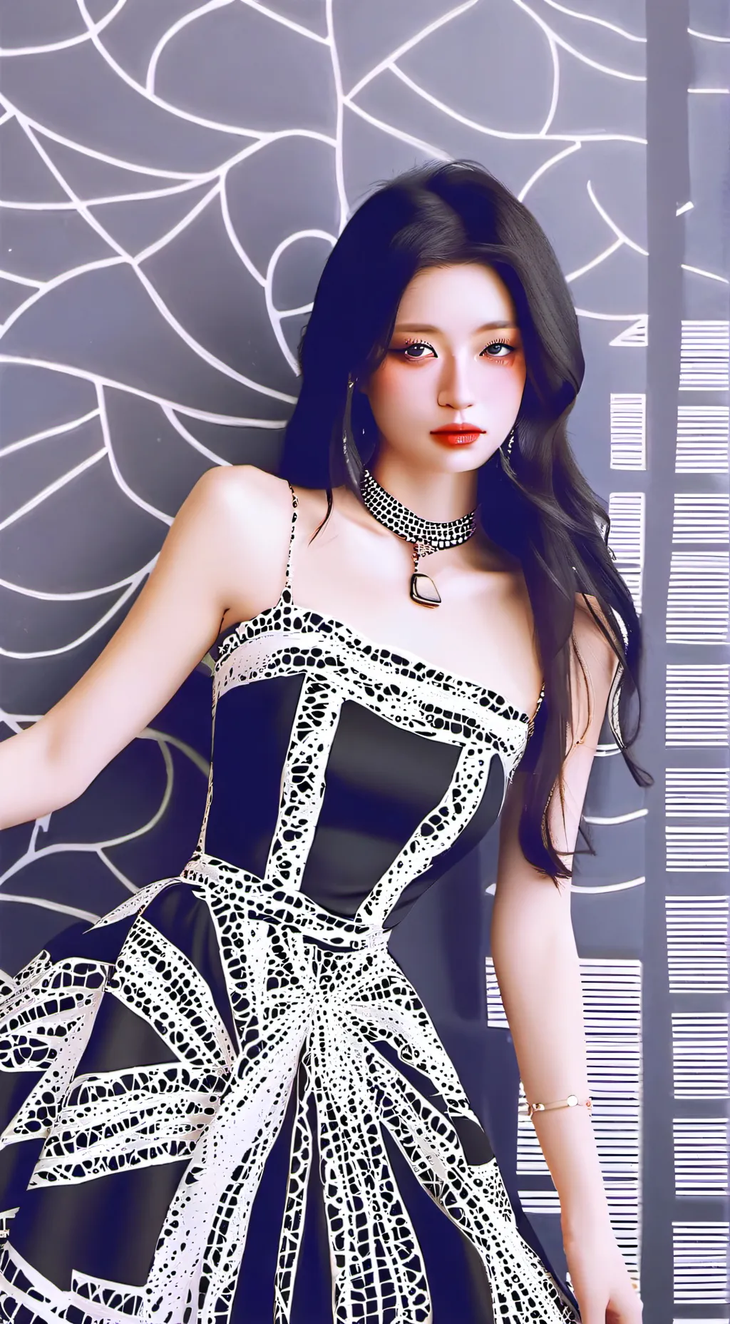 ai character: Ko Yu-Rim  background