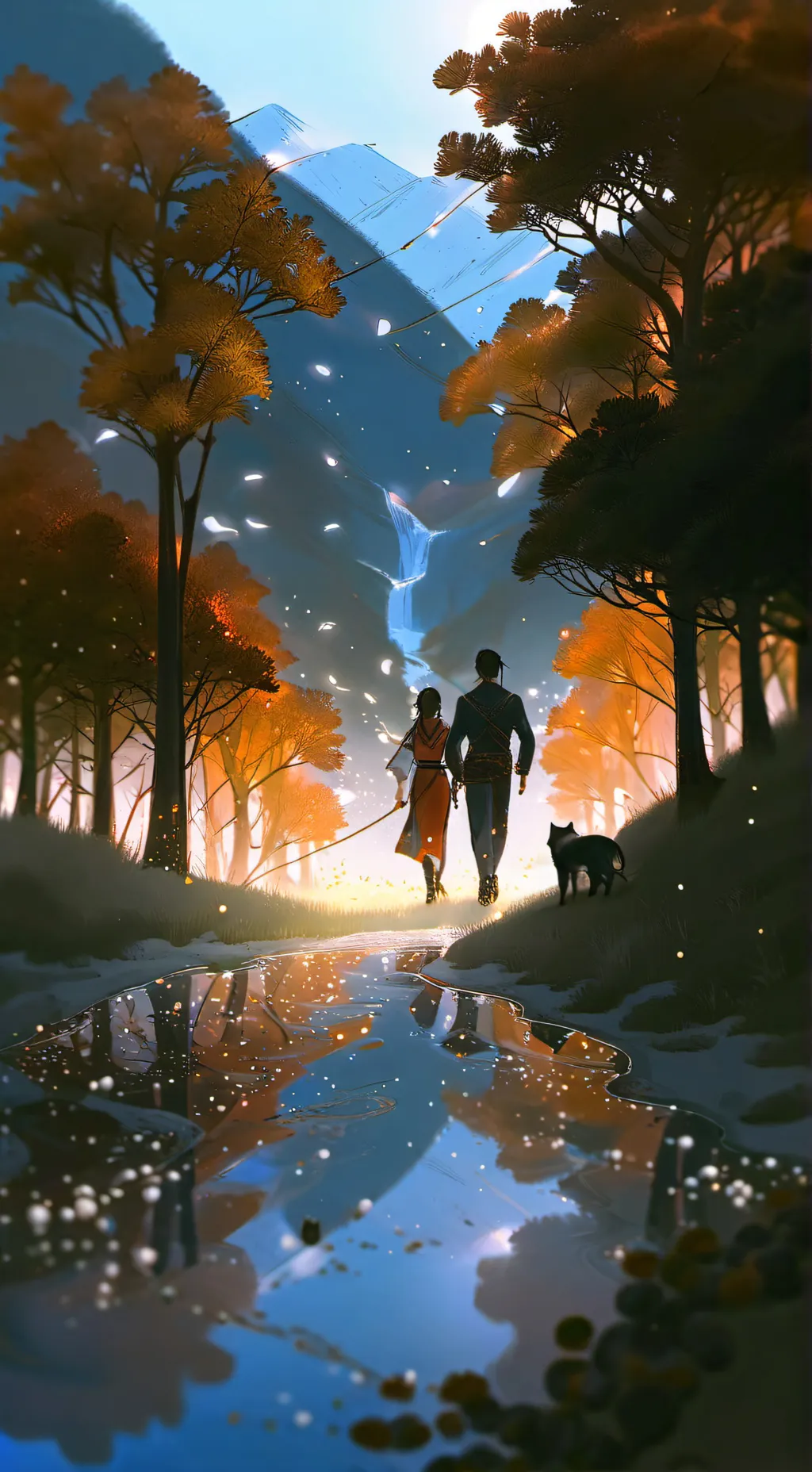 ai character: catherina  background