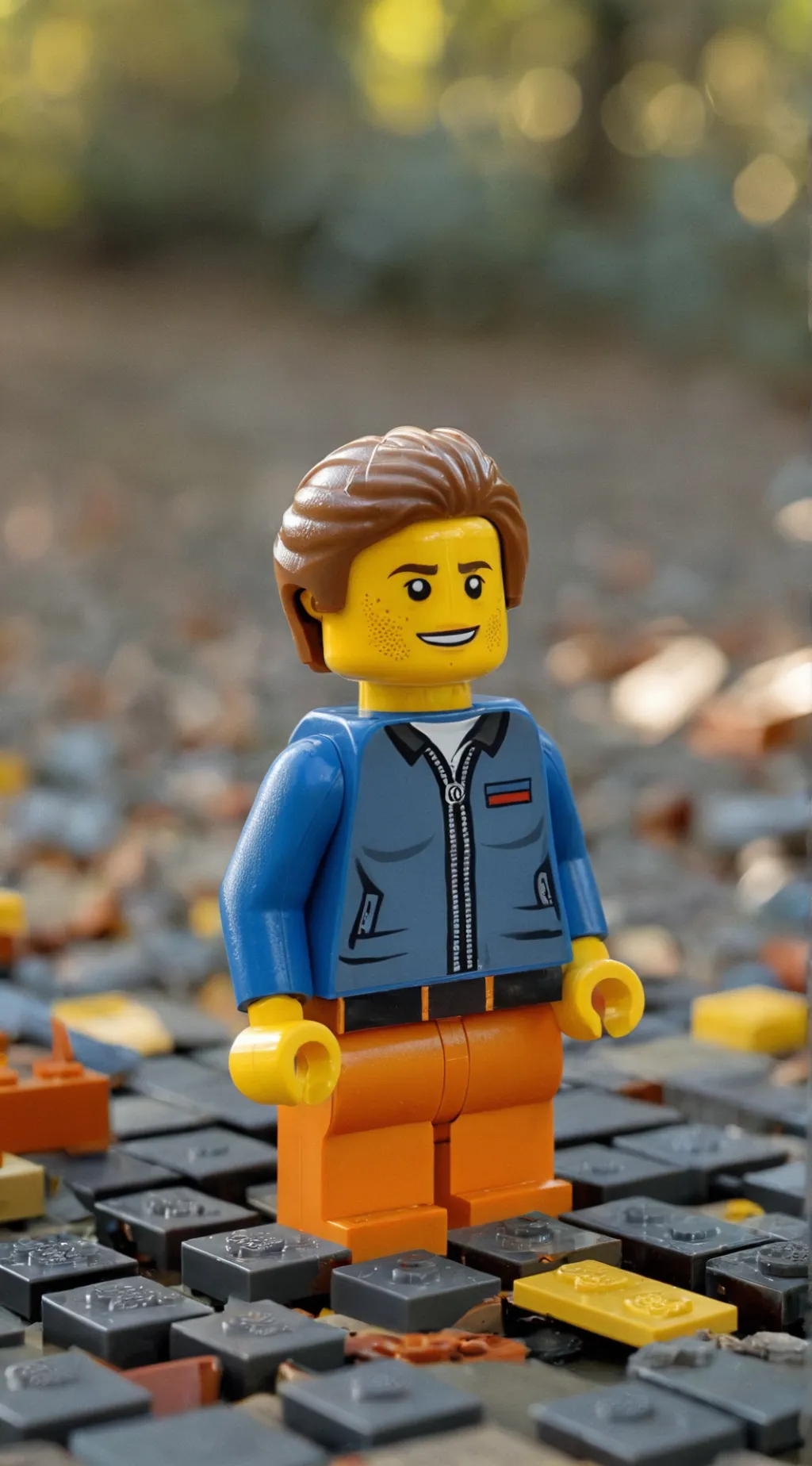 ai character: Лего background