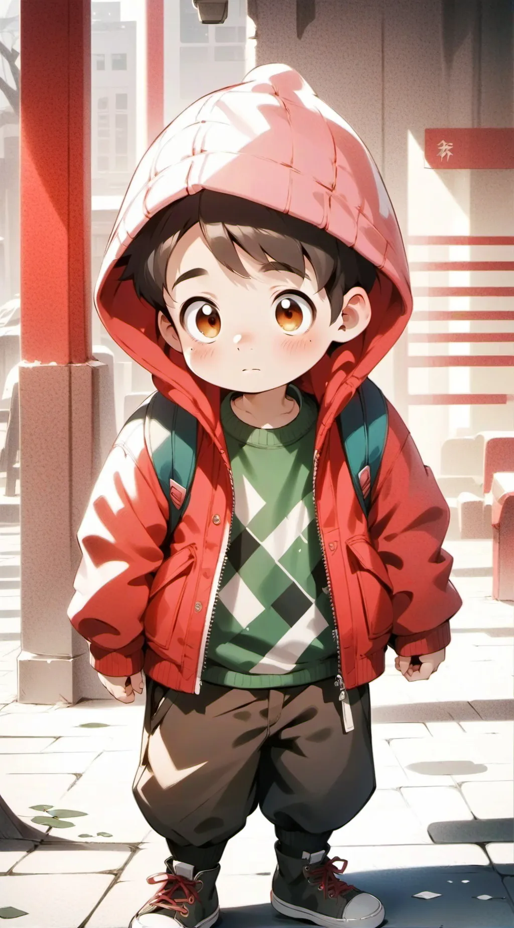 ai character: 💔HOMELESS GIRL 😔 background