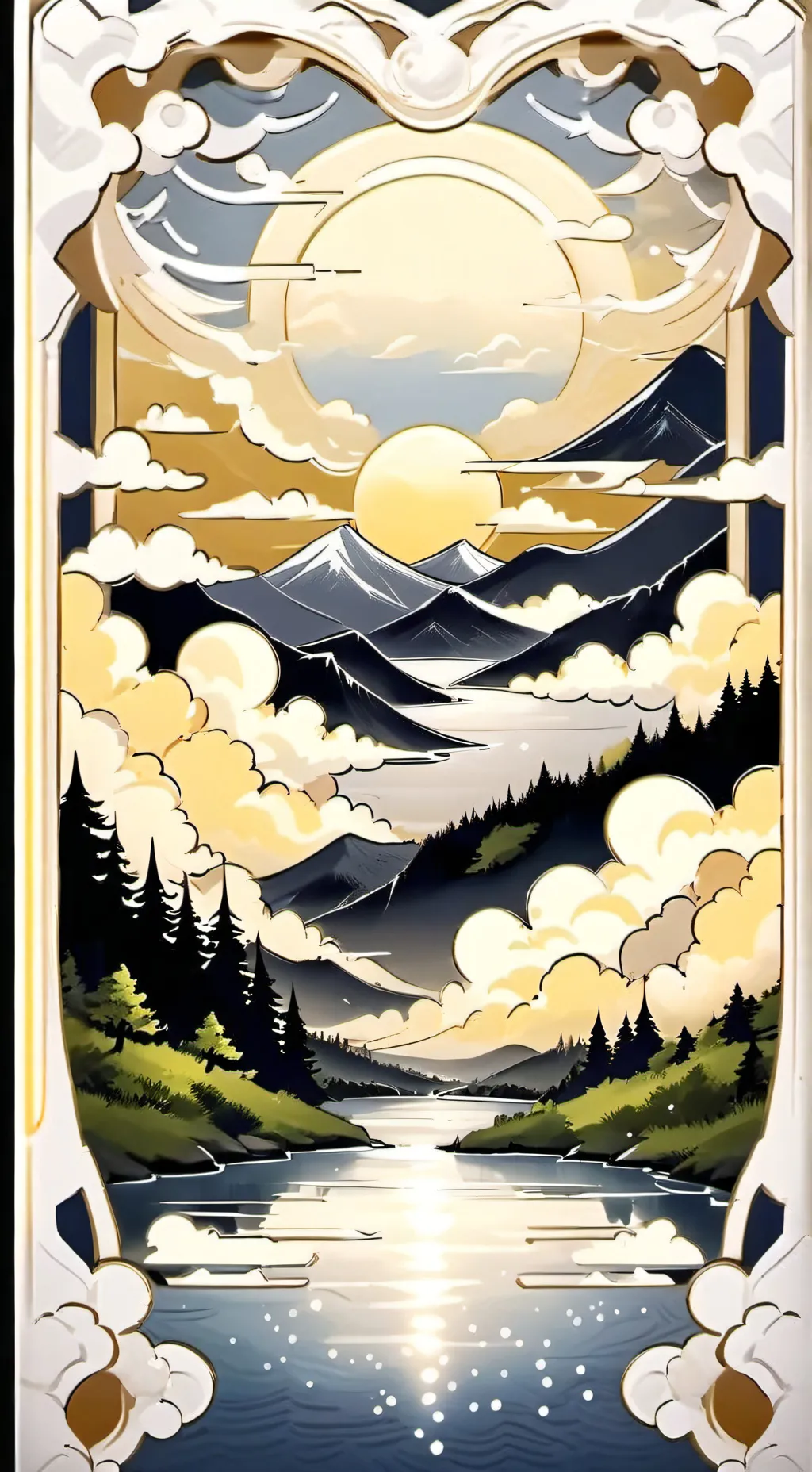 ai character: Heaven Says background