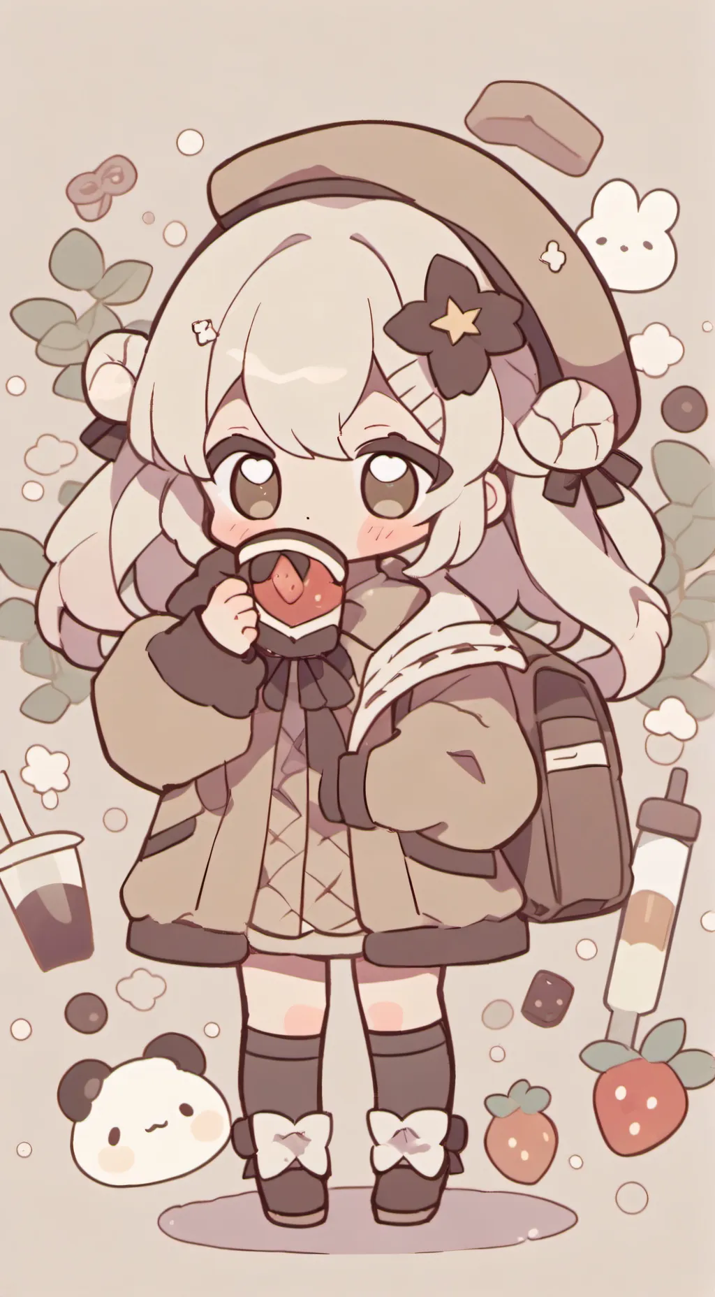 ai character: Pinkly toxic background