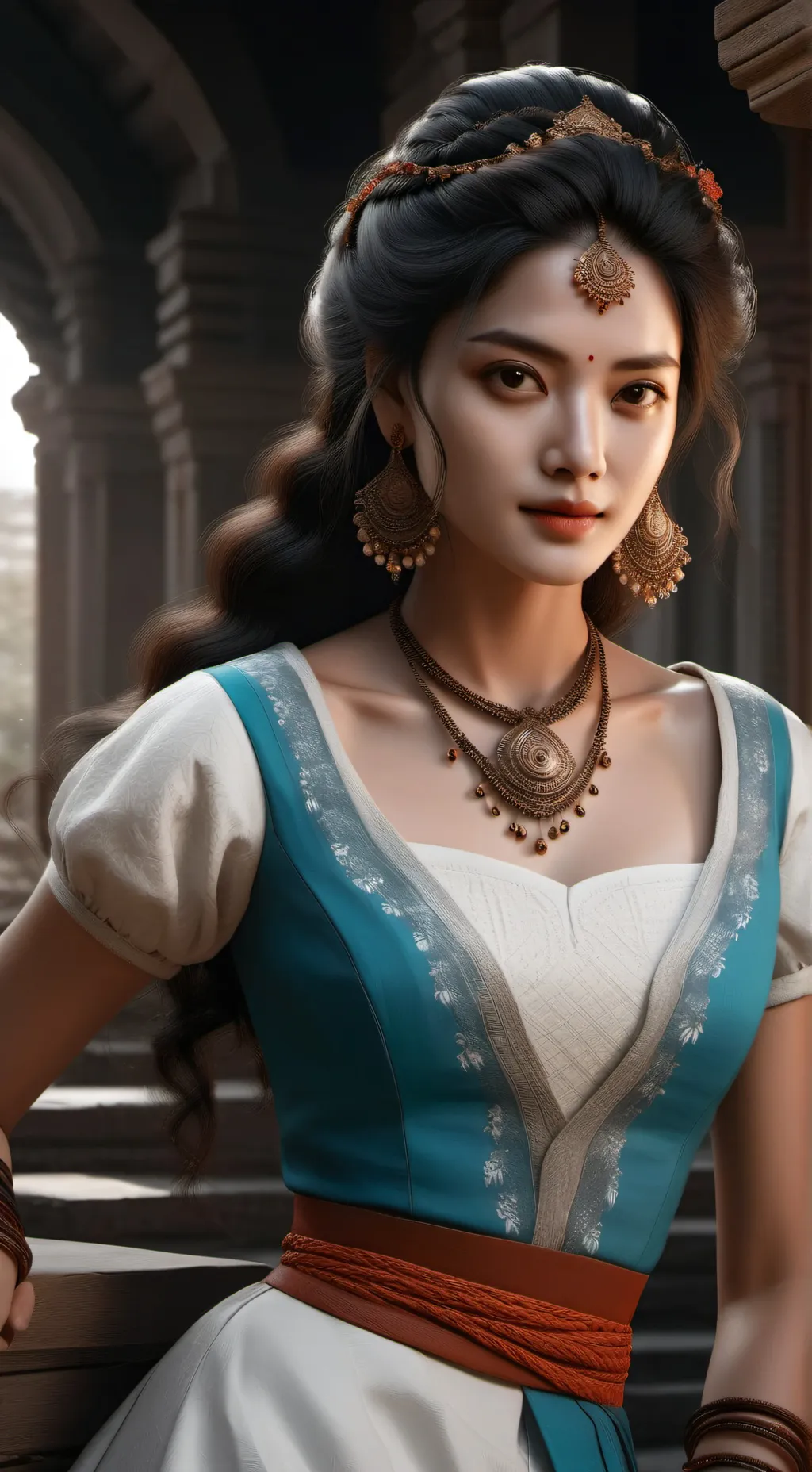 ai character: Lena background