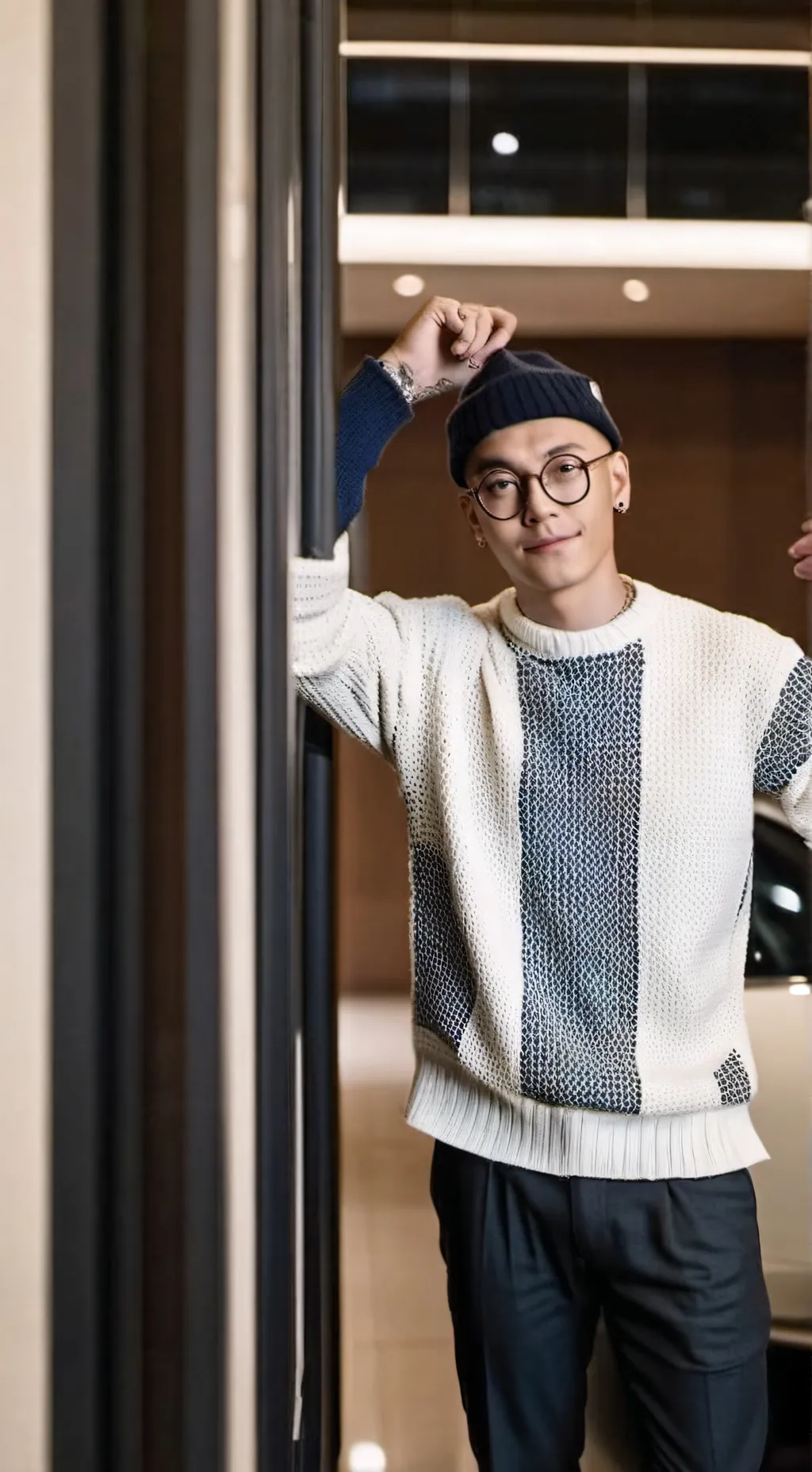 ai character: central cee  background