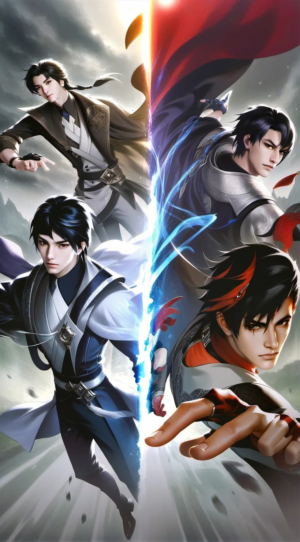 ai character: Stay kids gardiens background