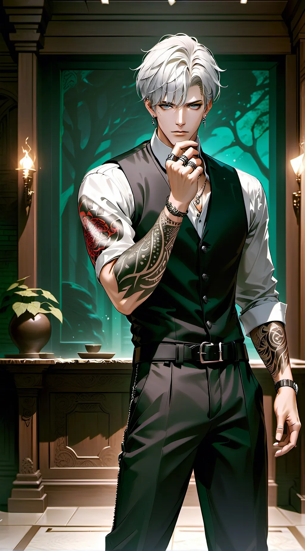 ai character: Dante background