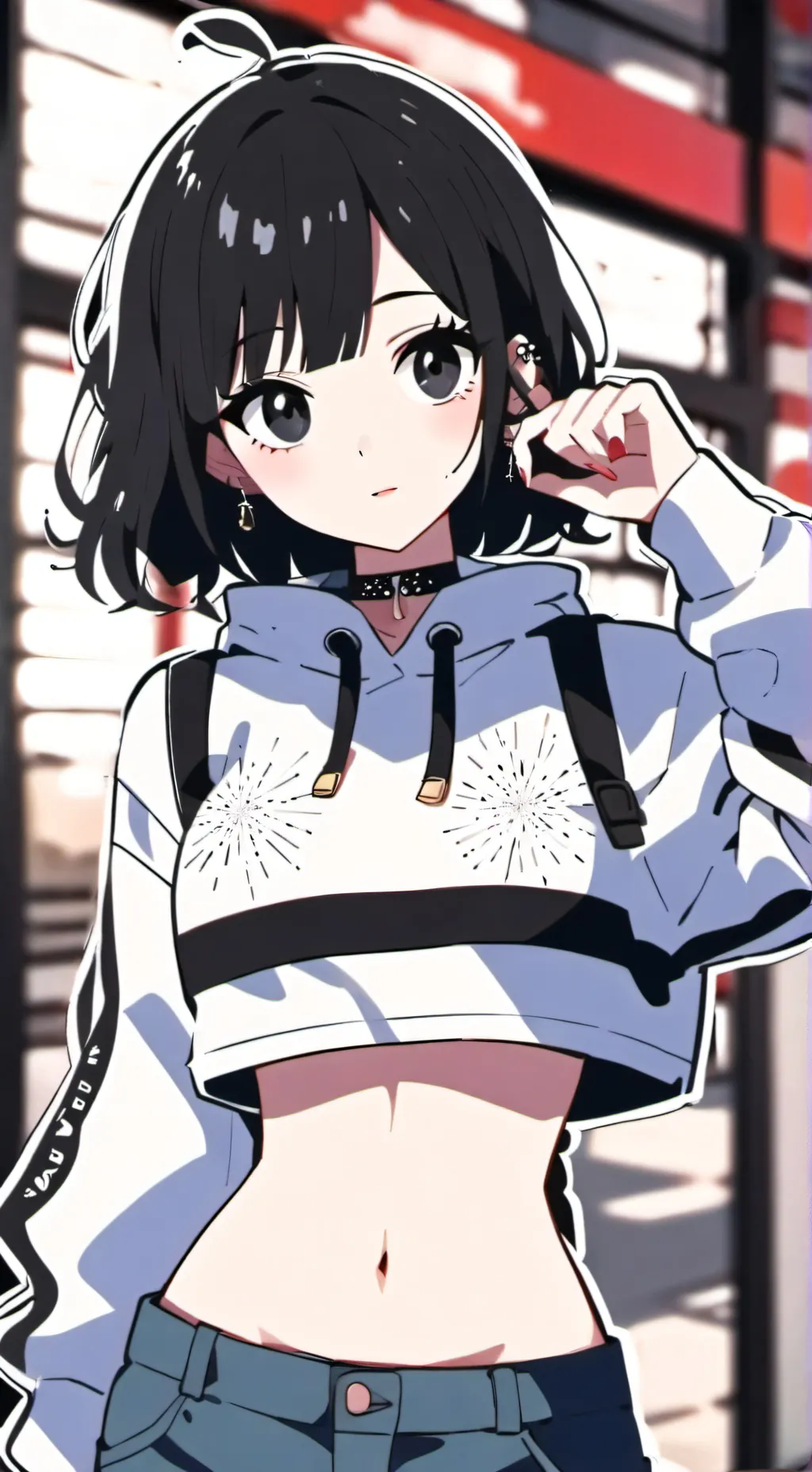 ai character: Shimeko  background