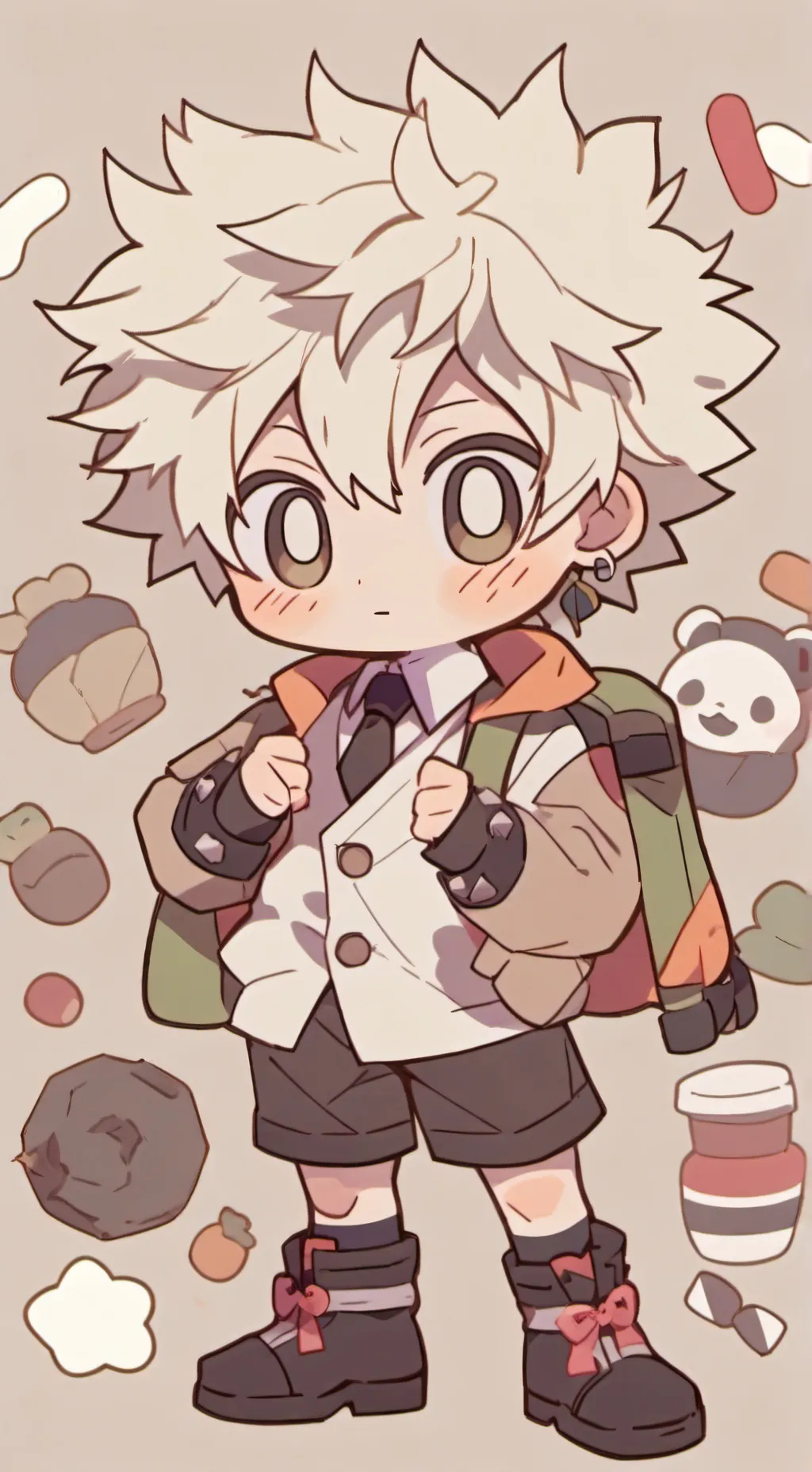 ai character: mha background