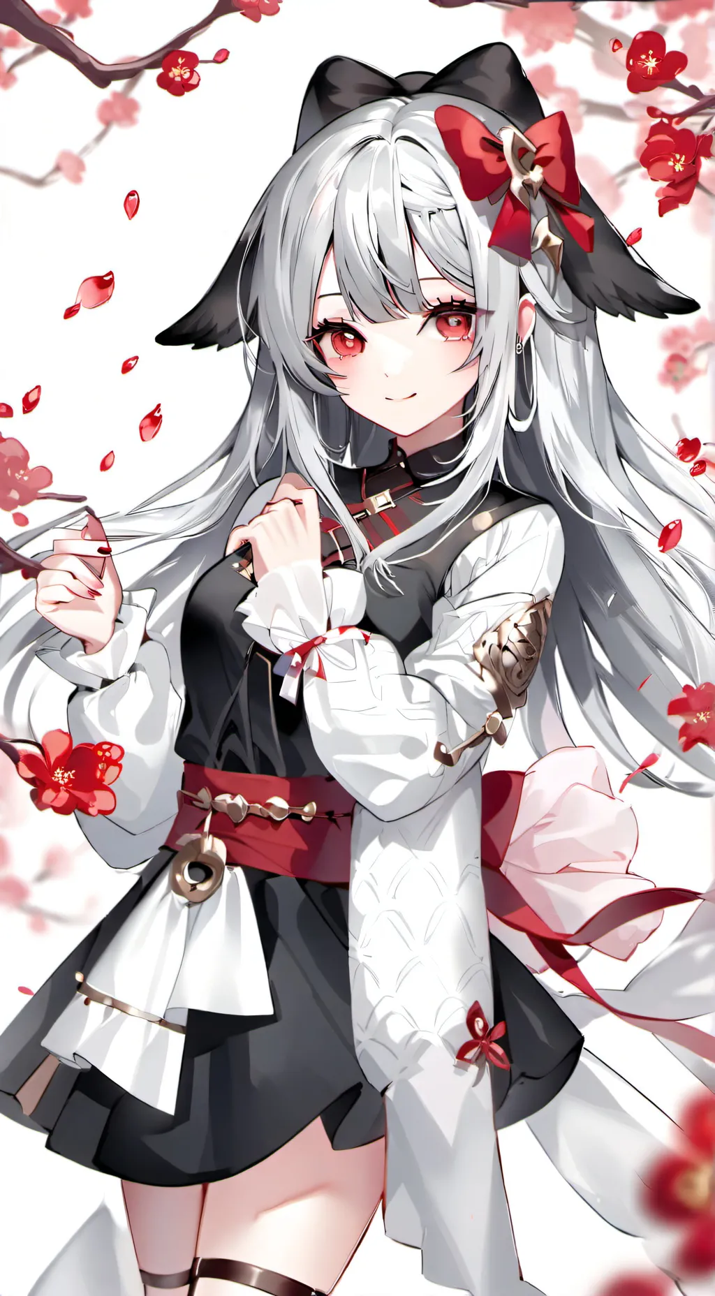 ai character: ❄️ Snow ❄️ background