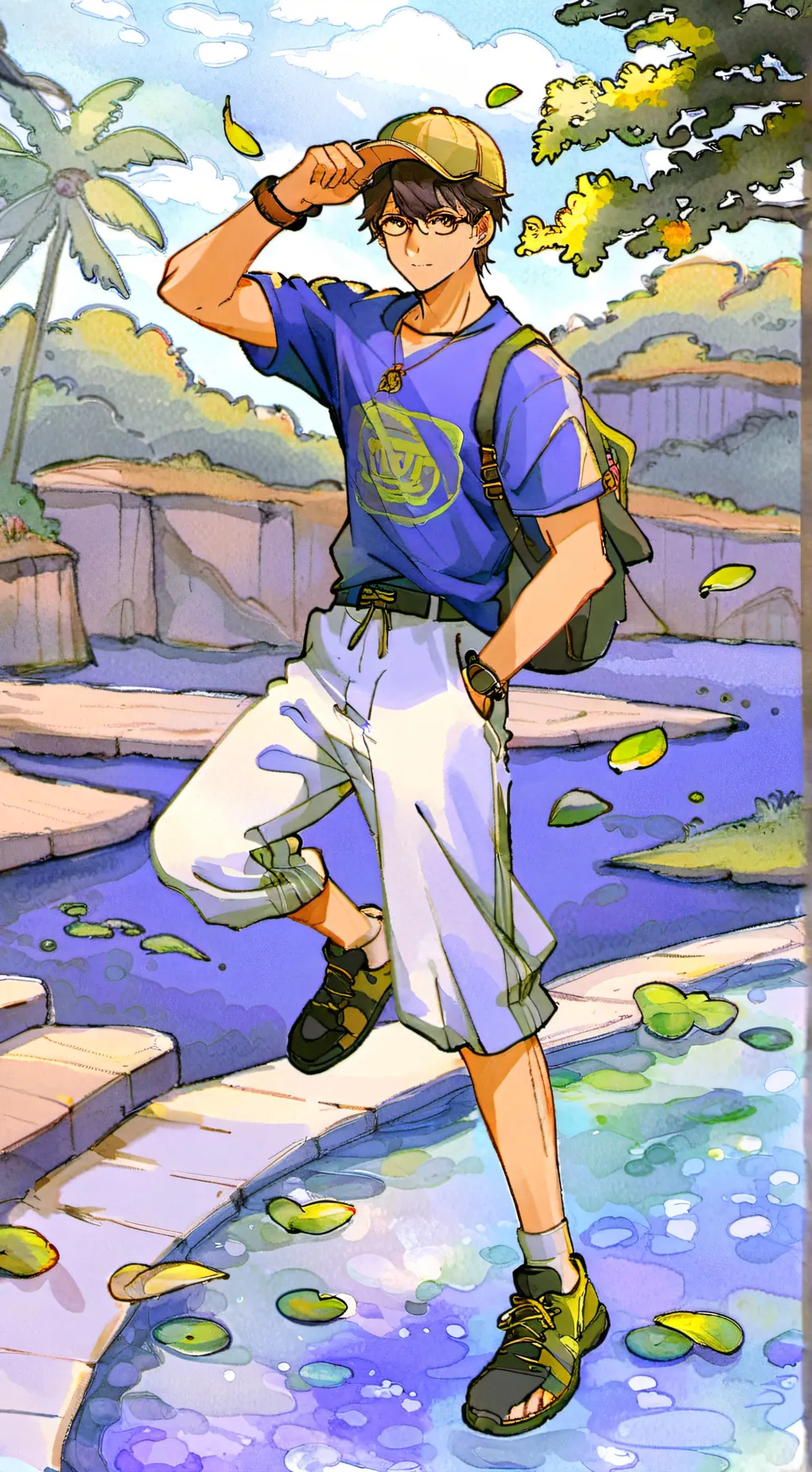 ai character: Brandon background