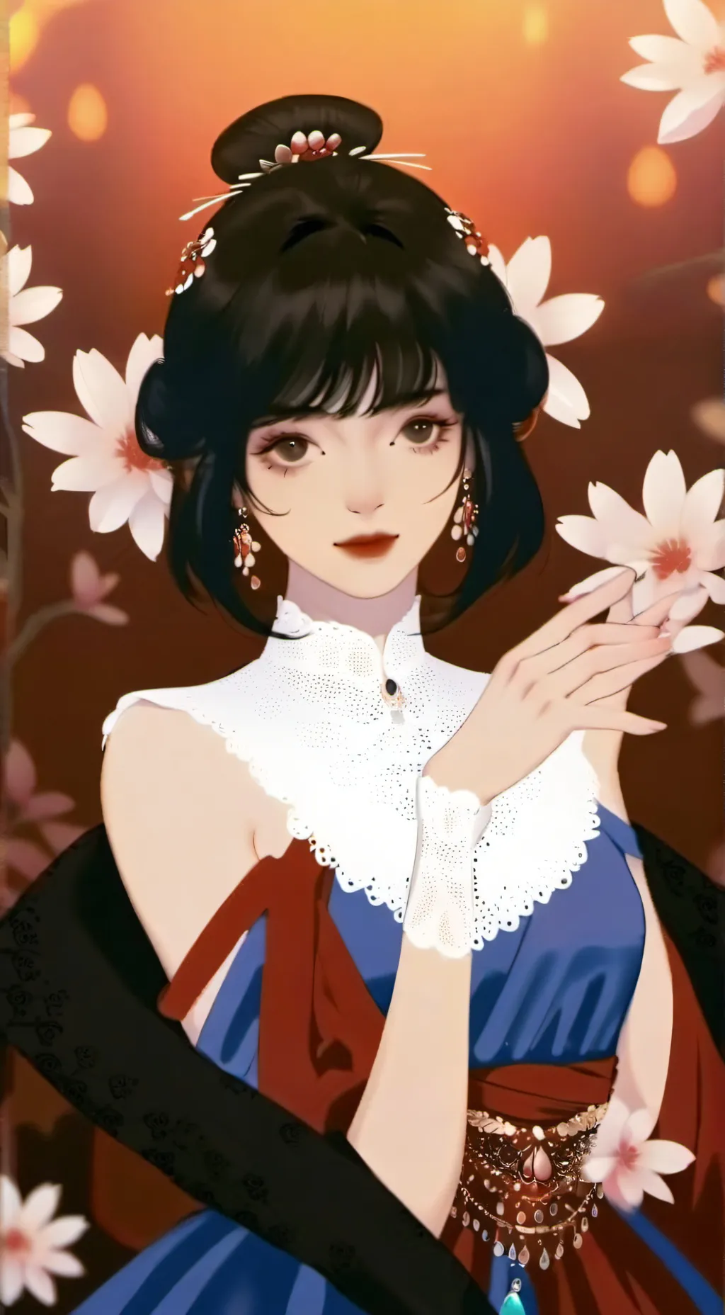 ai character: Leaf  background