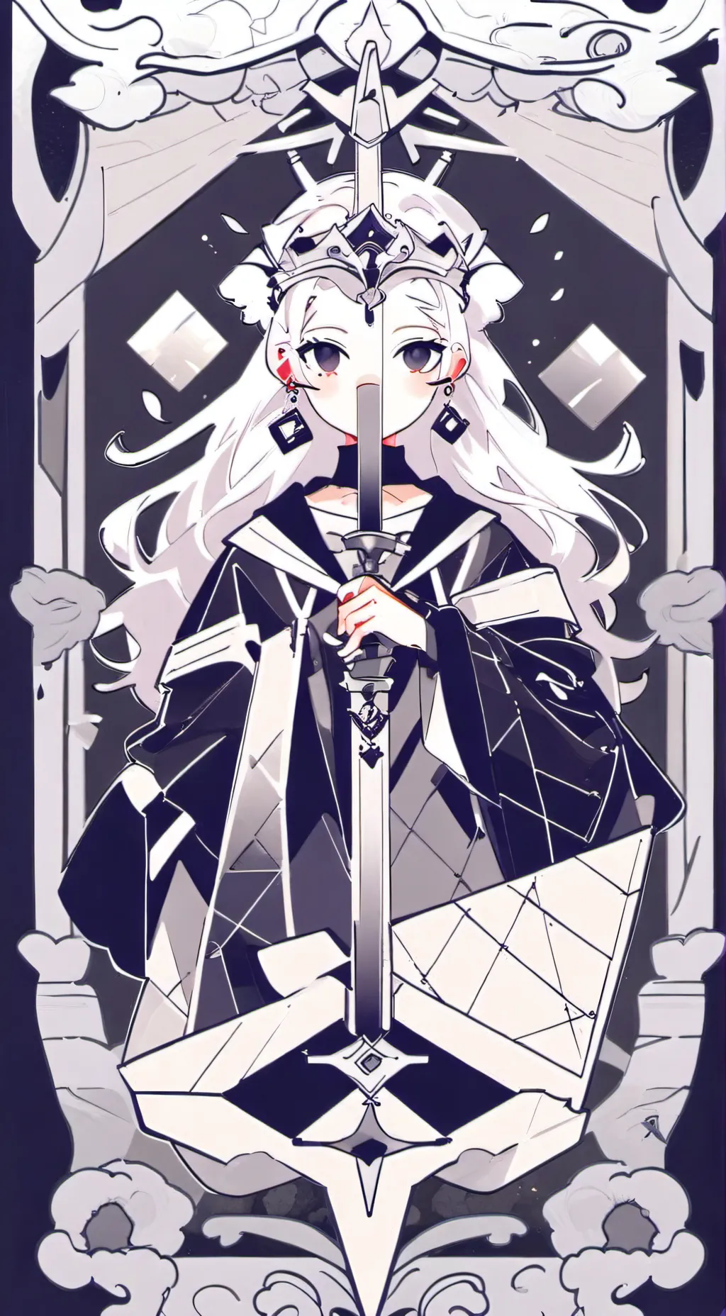 ai character: amiga asesina background