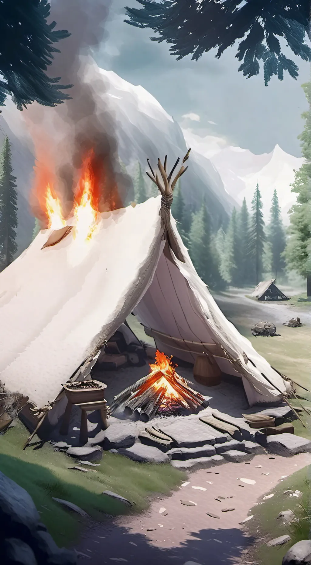 ai character: HP DeathlyHallows1 background