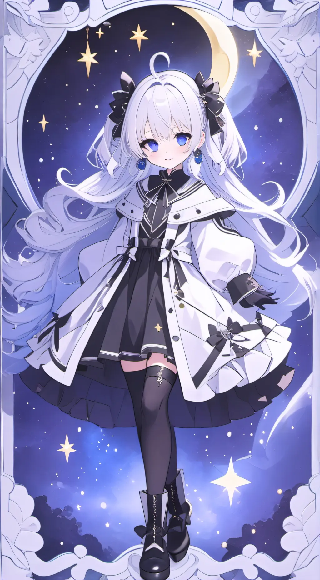 ai character: luna background