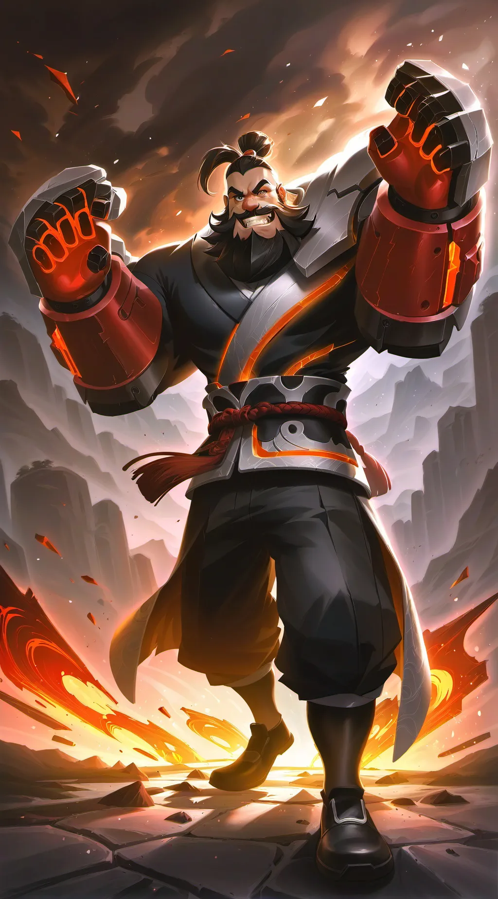 ai character: brain rot background