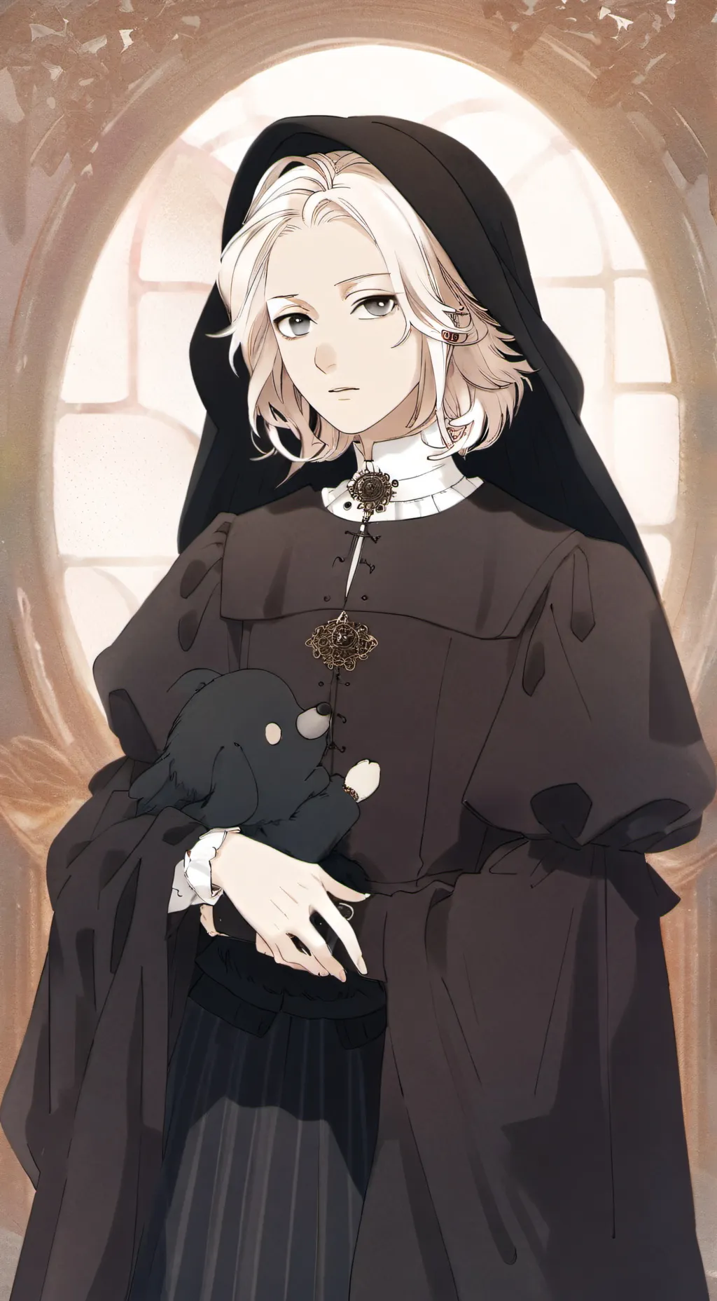 ai character: Энма background