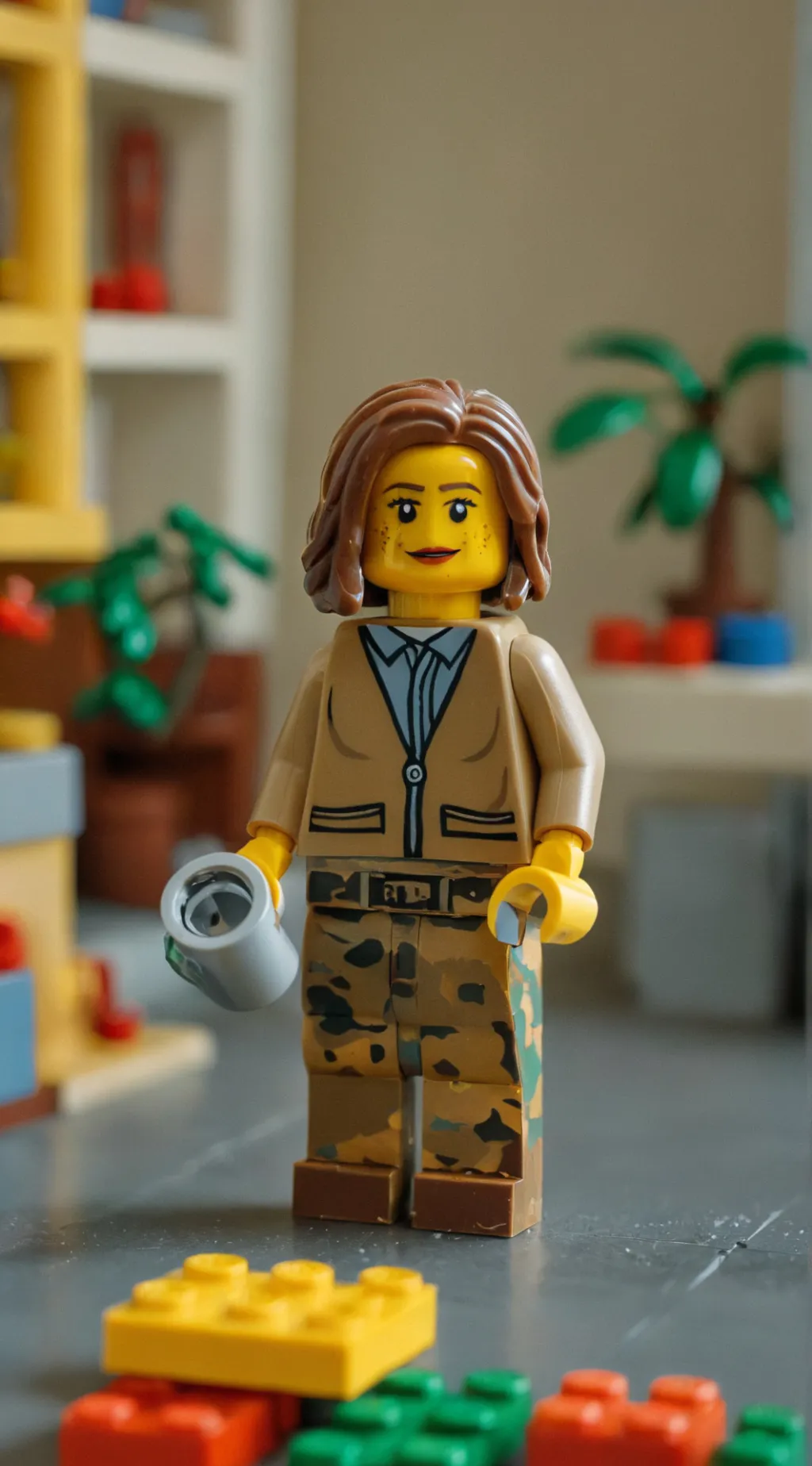 ai character: lego background