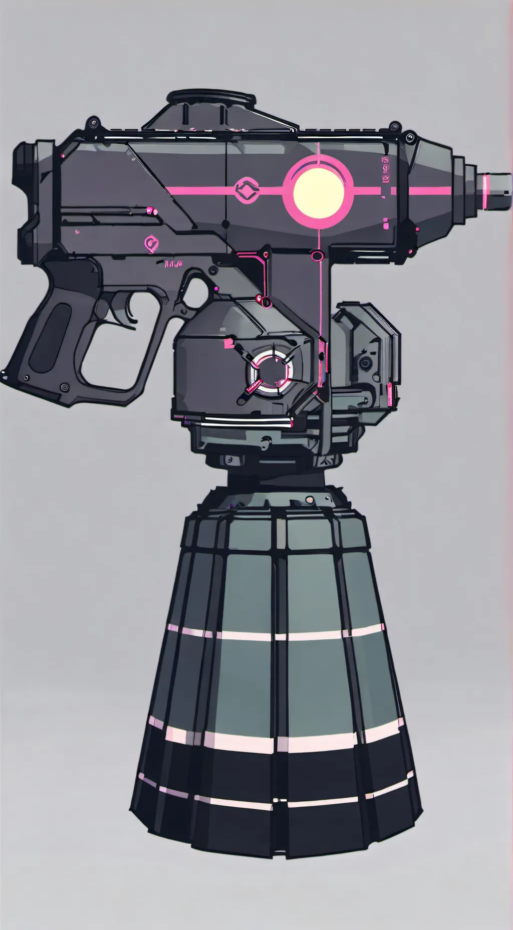 ai character: Gender swap gun background