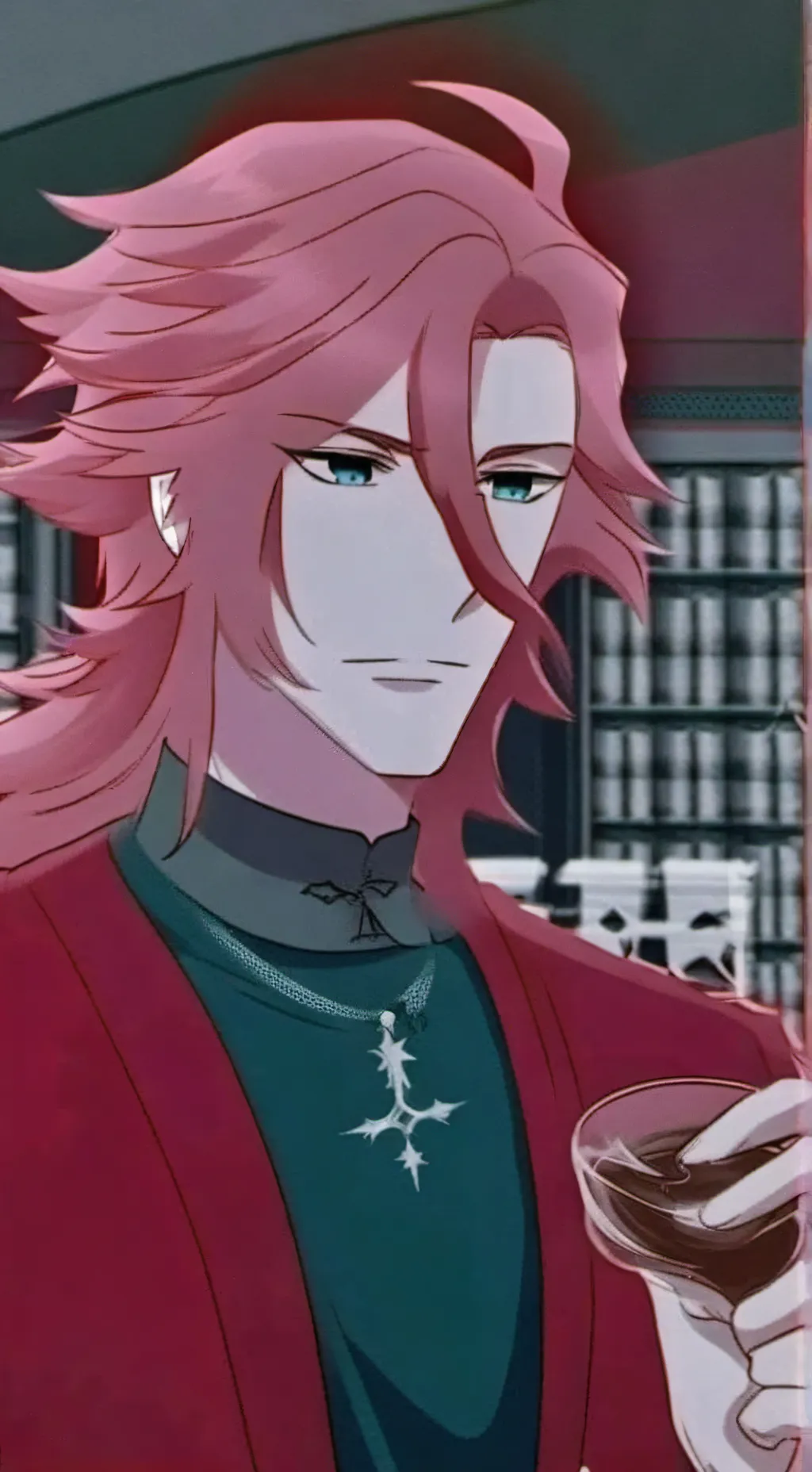 ai character: Вейн  background